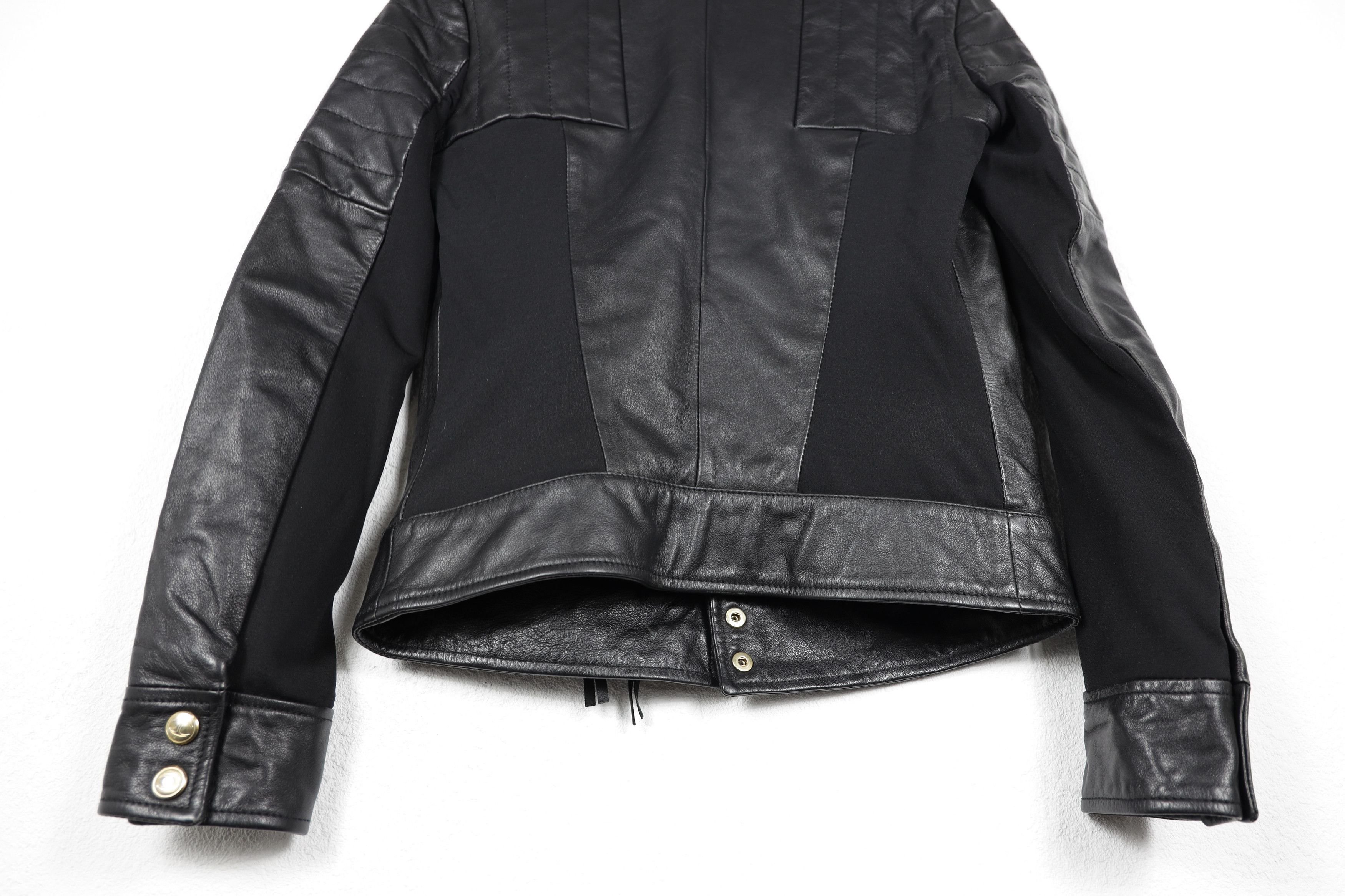 Just Cavalli Just Cavalli Roberto Embellished Biker Leather Jacket Size XS / US 0-2 / IT 36-38 - 14 Thumbnail