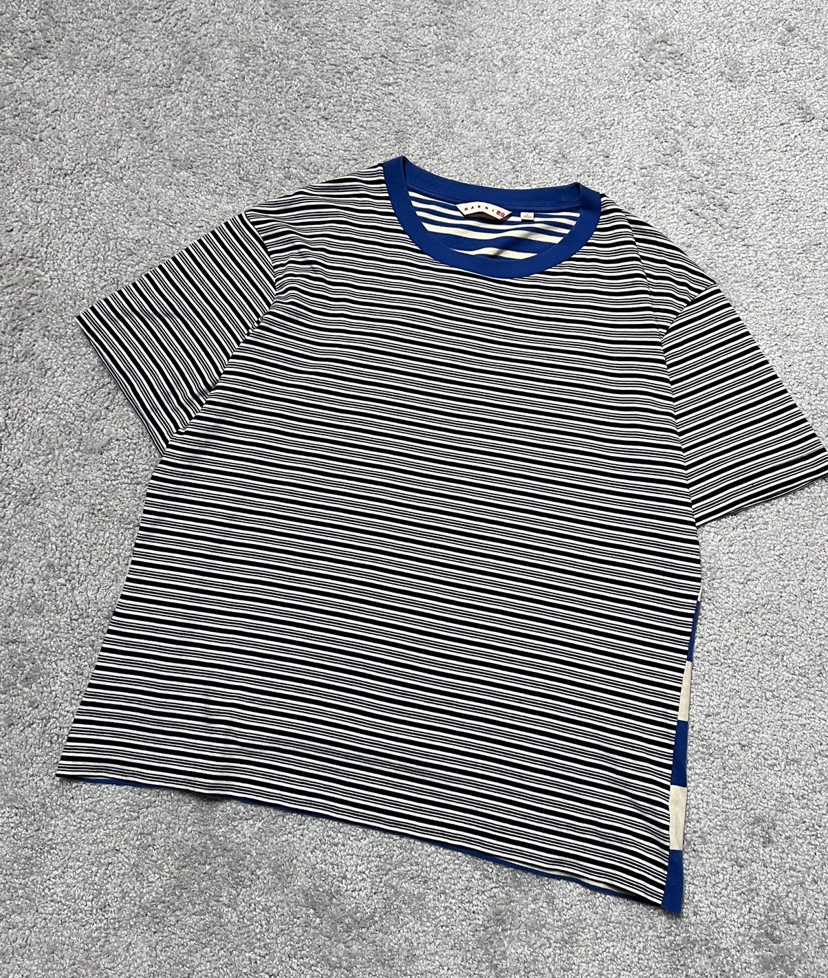 Marni × Uniqlo MARNI x Uniqlo Stripes Wide T-shirt Size M Size US M / EU 48-50 / 2 - 2 Thumbnail