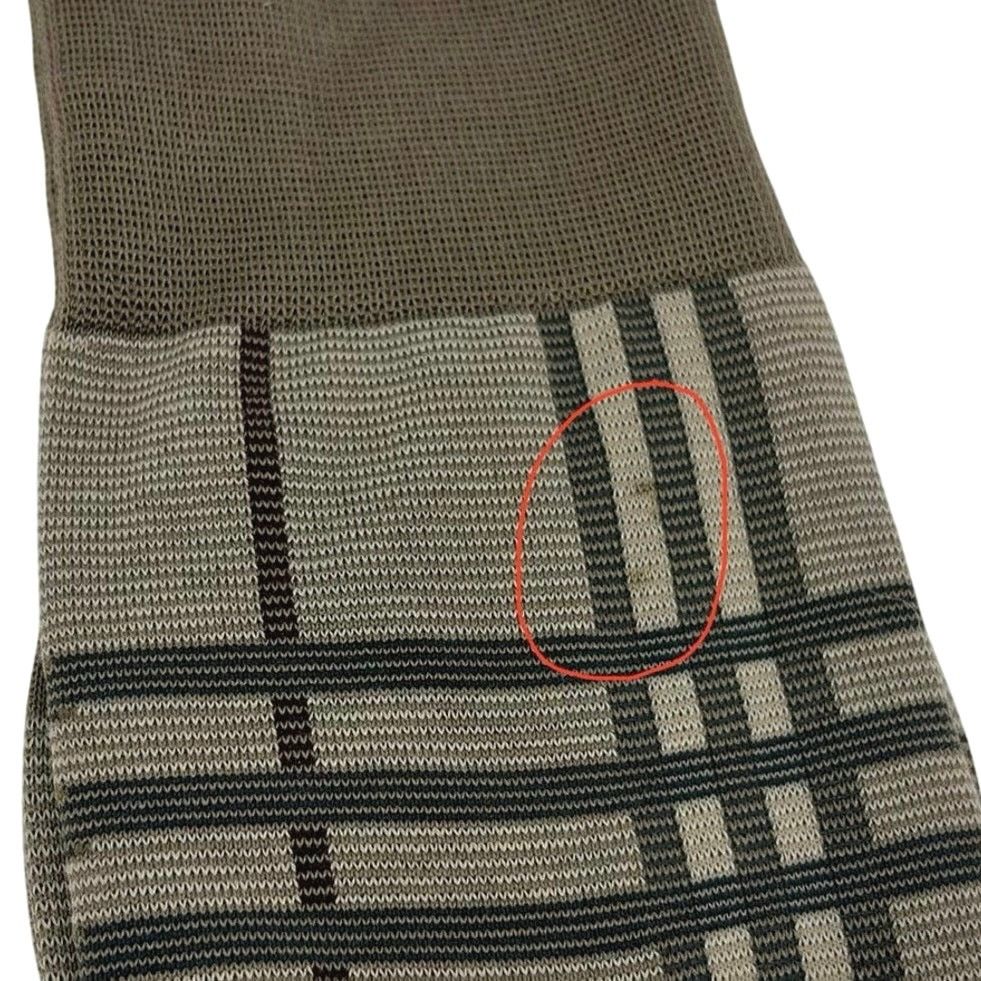 Burberry Burberry Nova Brown Dress Socks Size ONE SIZE - 8 Thumbnail