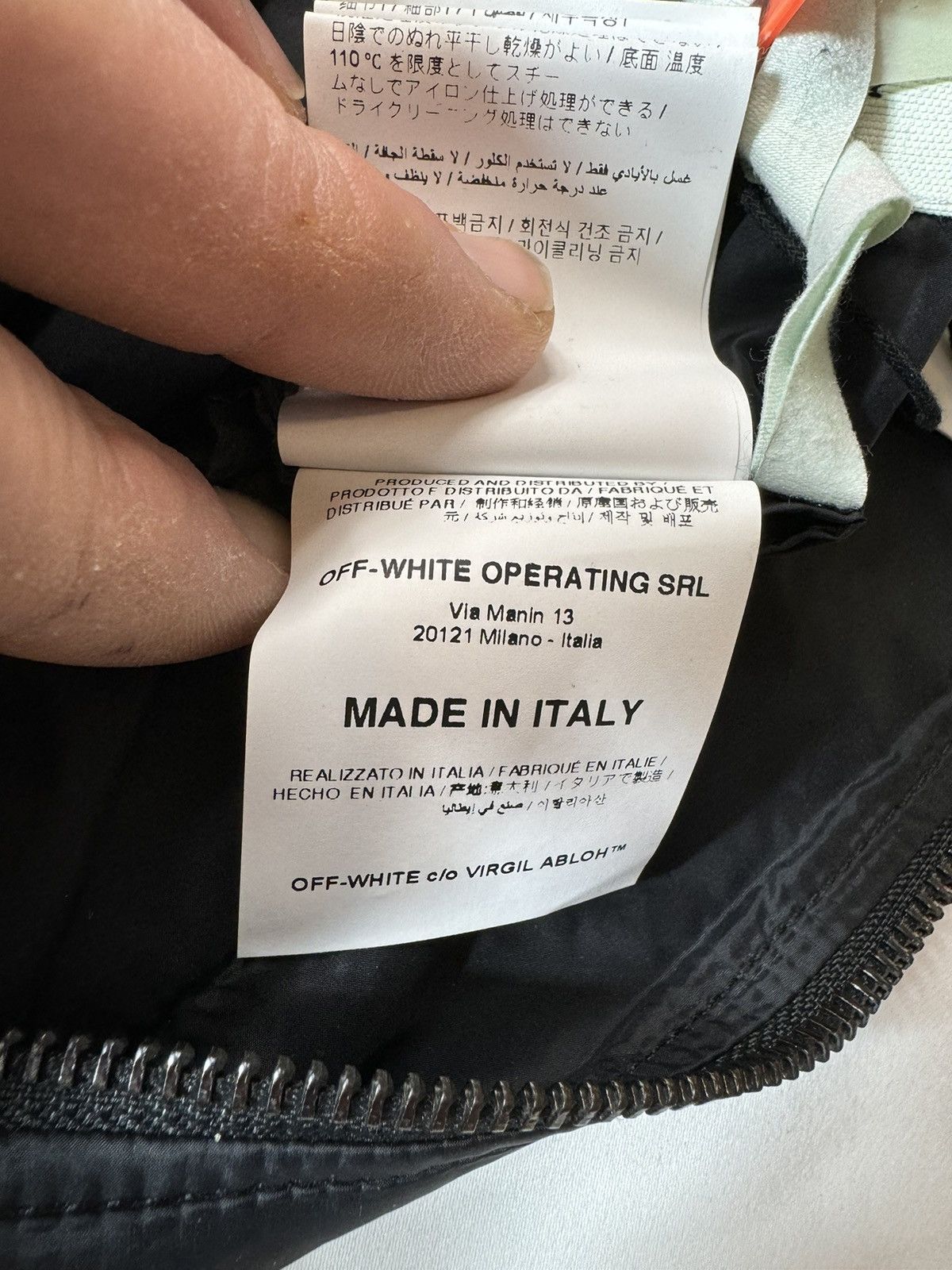 Off-White “PUFFY BLACK BAG” by Virgil ABLOH Size ONE SIZE - 18 Thumbnail