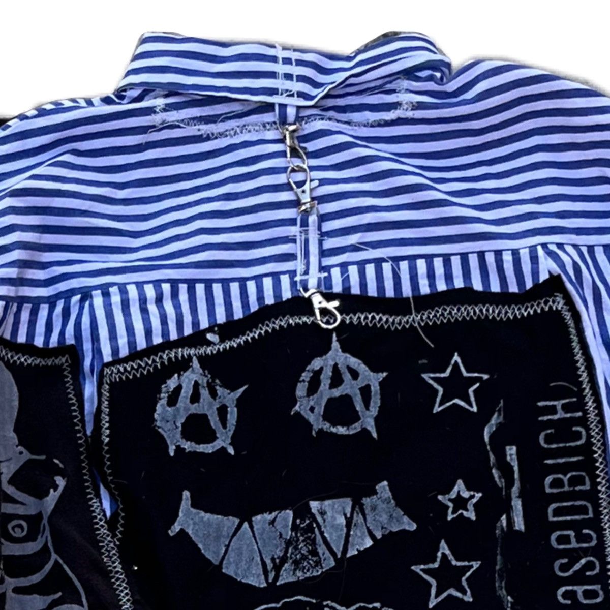 Other Basedbich custom pin stripe shirt with patches size small Size US S / EU 44-46 / 1 - 8 Thumbnail