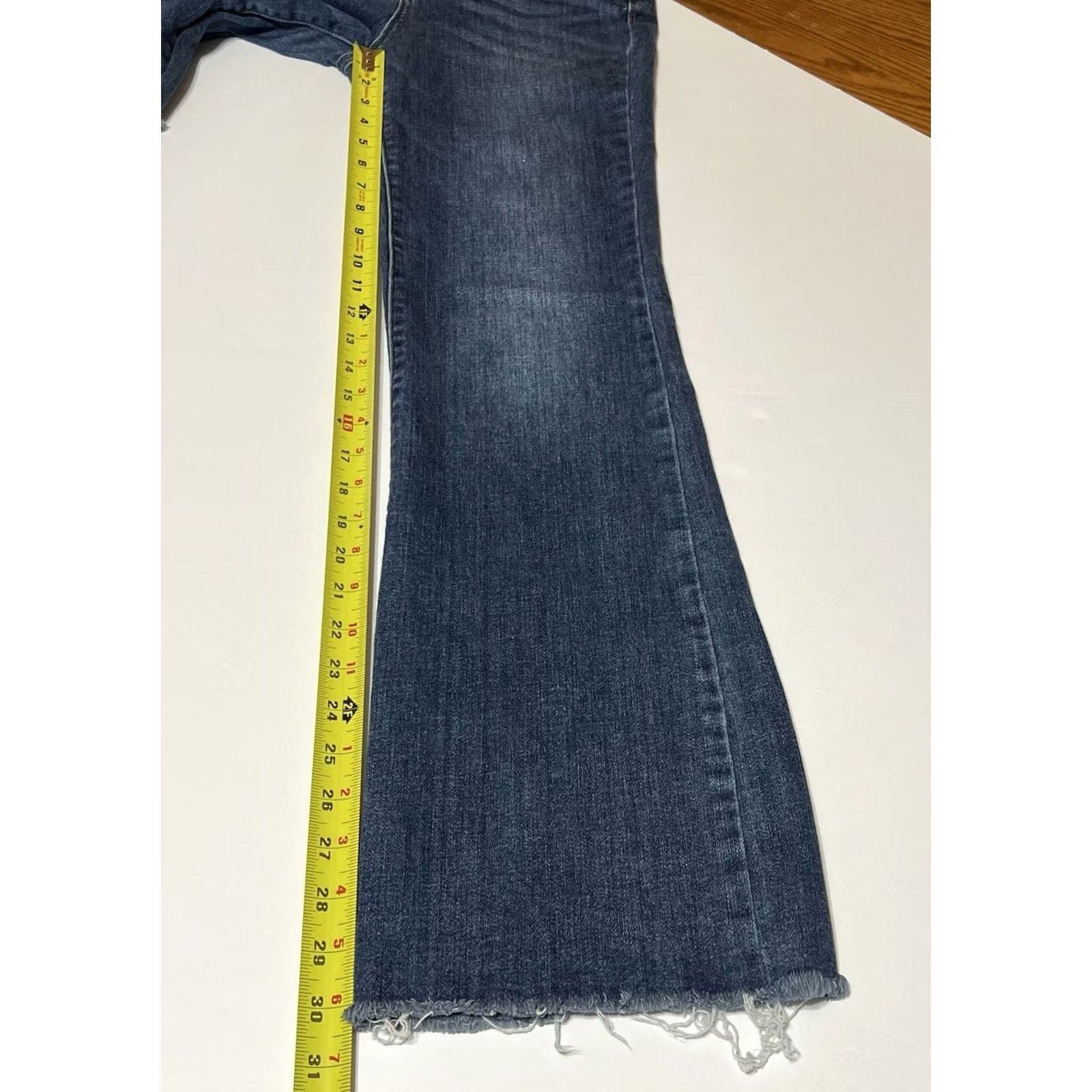 Vintage Judy Blue Jeans Womens Bootcut 28x30 Distressed Stretch Blue Size 28" / US 6 / IT 42 - 5 Thumbnail