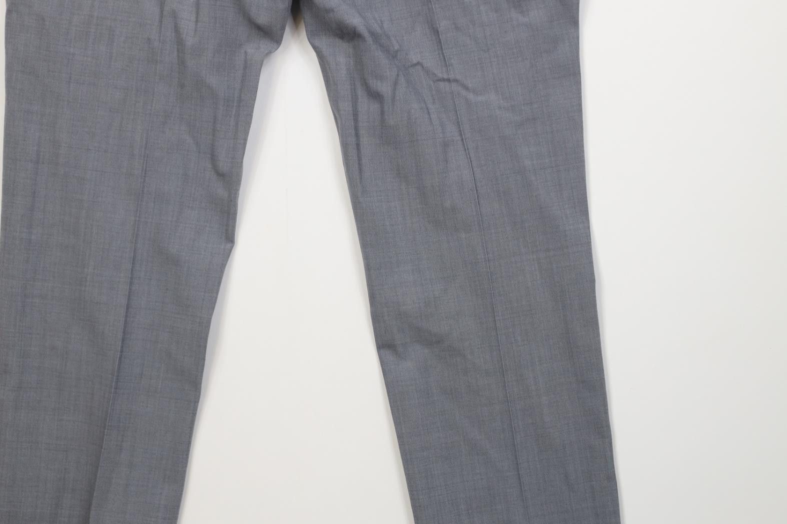 Express Express Slim Fit Chambray Sharkskin Chino Pants Trousers Size US 30 / EU 46 - 15 Thumbnail