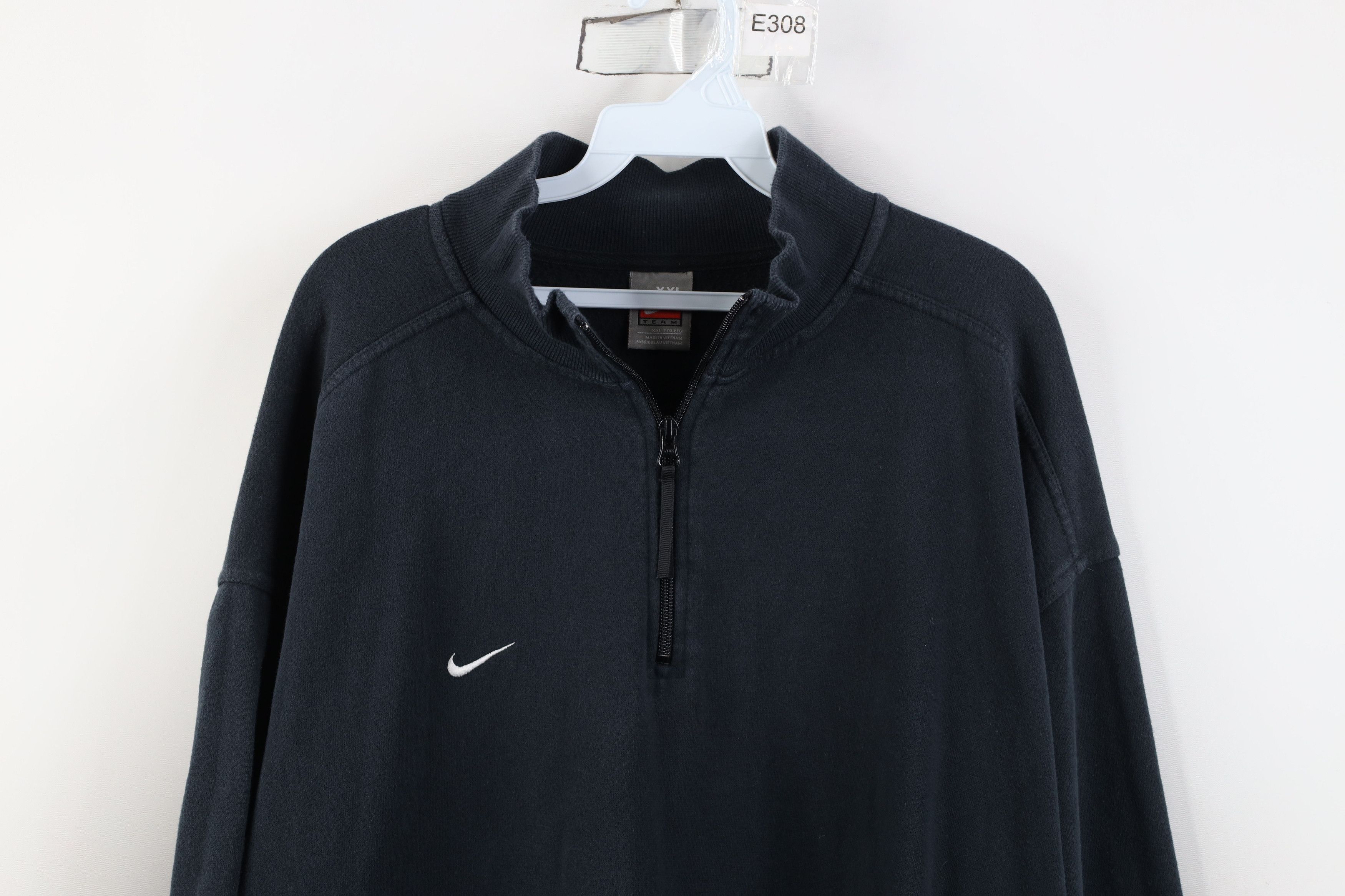 Nike Vintage Y2K Nike Scott Mini Swoosh 1/4 Half Zip Sweatshirt Size US XXL / EU 58 / 5 - 2 Thumbnail