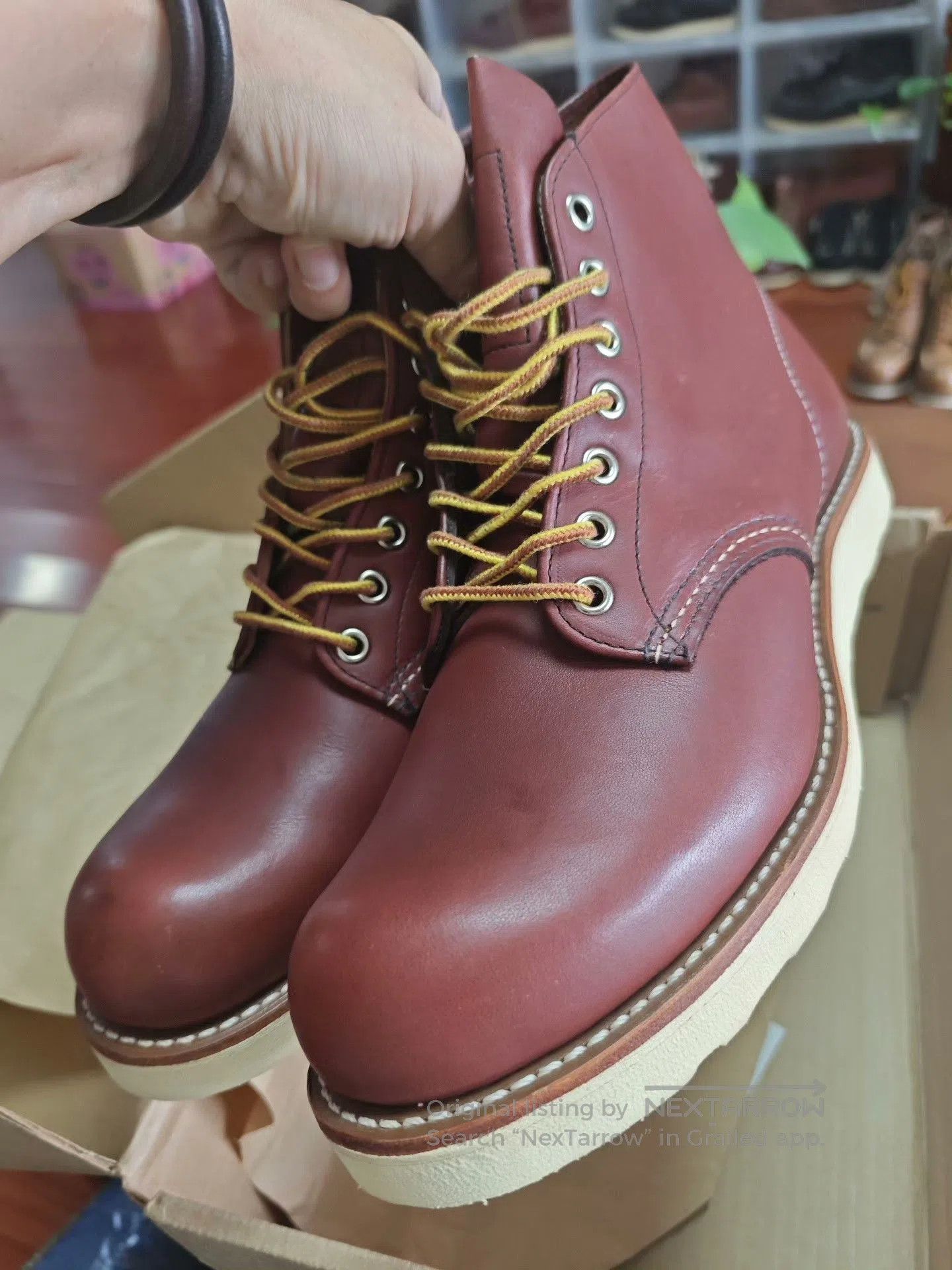 Red Wing Redwing 9105 Classic Work Boots. Size US 8 / EU 41 - 4 Thumbnail