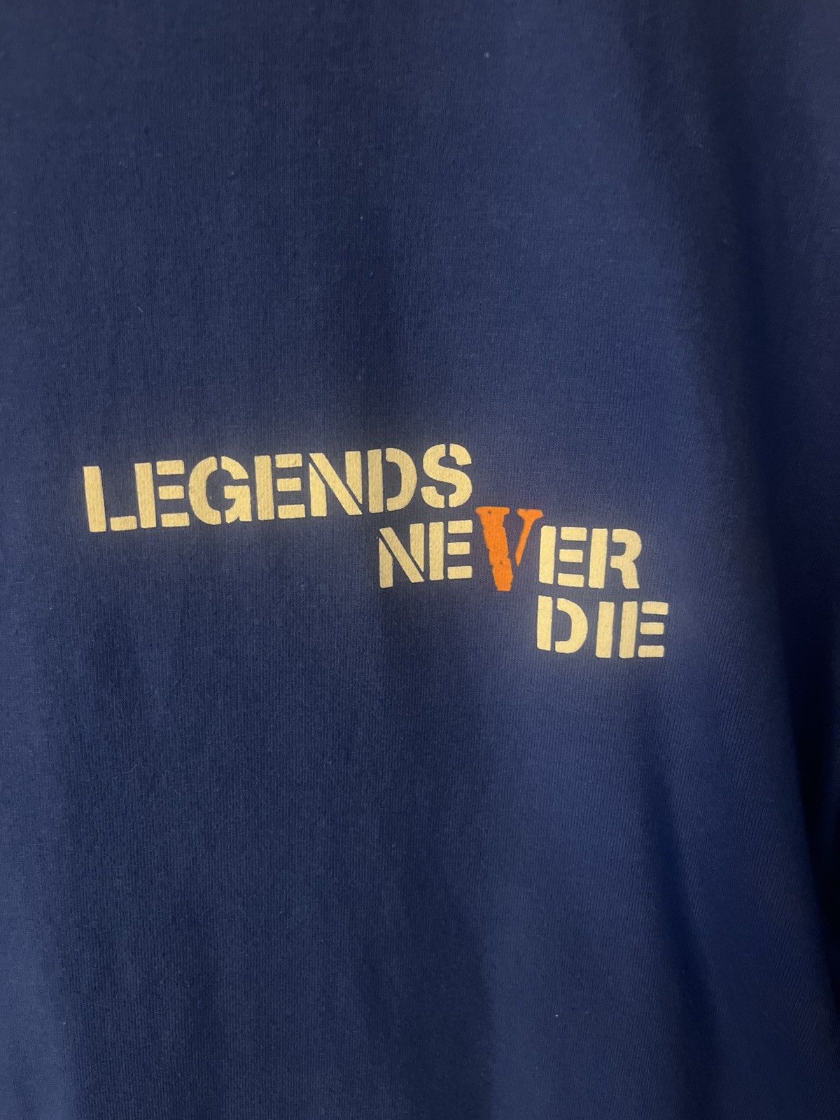 999 Club × Vlone Vlone Juice Wrld Legends Never Die Blue Tee 999 Size US L / EU 52-54 / 3 - 3 Thumbnail