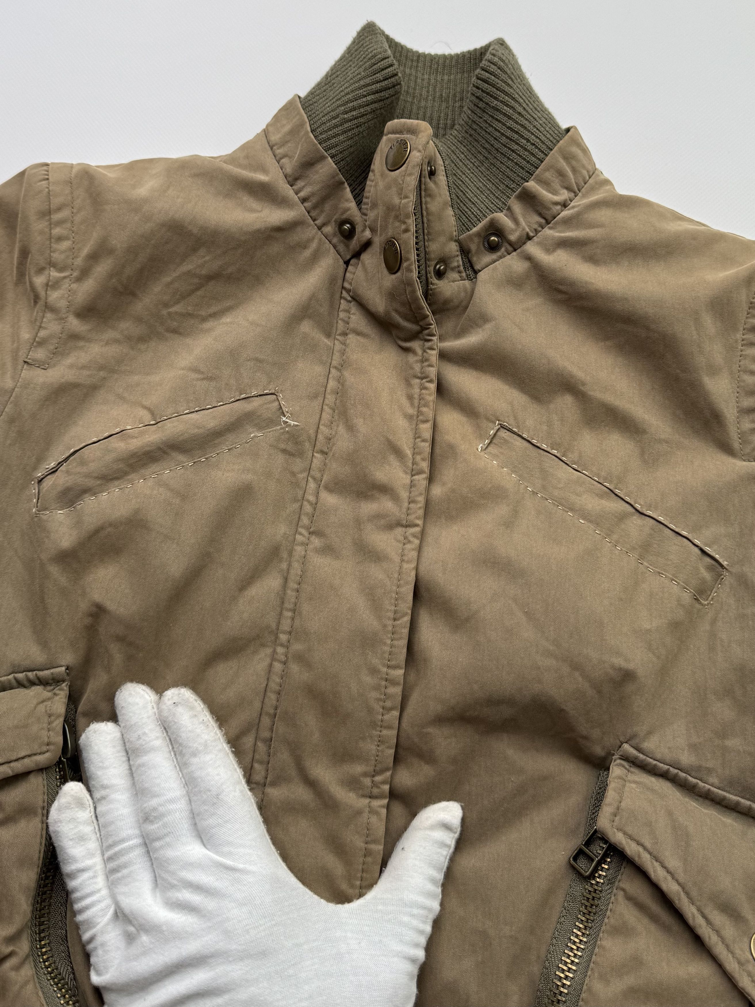 Japanese Brand Vintage Cropped Jacket With Zippers B616(V145)E2 Size US S / EU 44-46 / 1 - 5 Thumbnail