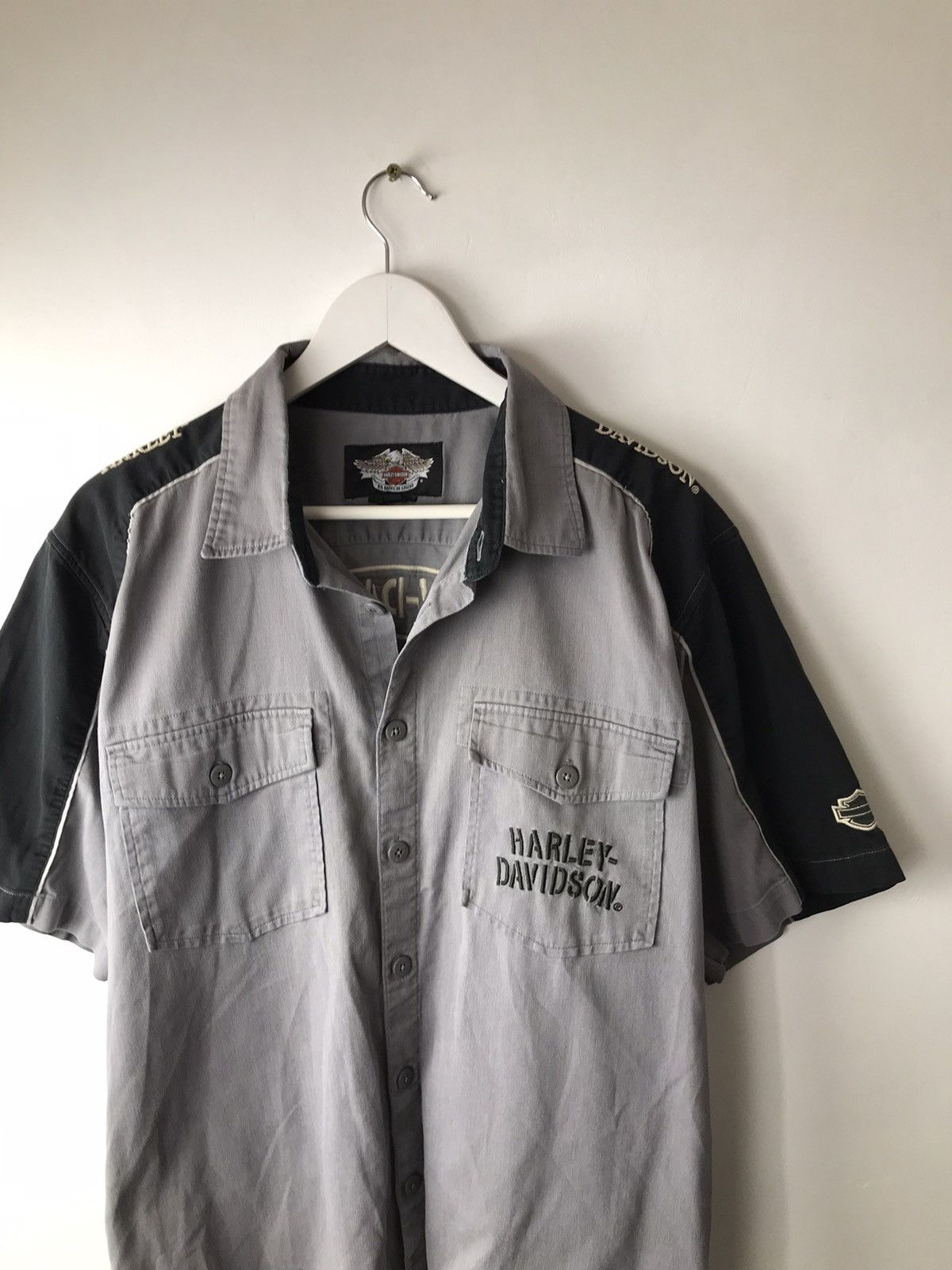 Harley Davidson × Vintage Harley Davidson Short Sleeve Pop Shirt,Activewear,Biker Size US XL / EU 56 / 4 - 10 Thumbnail