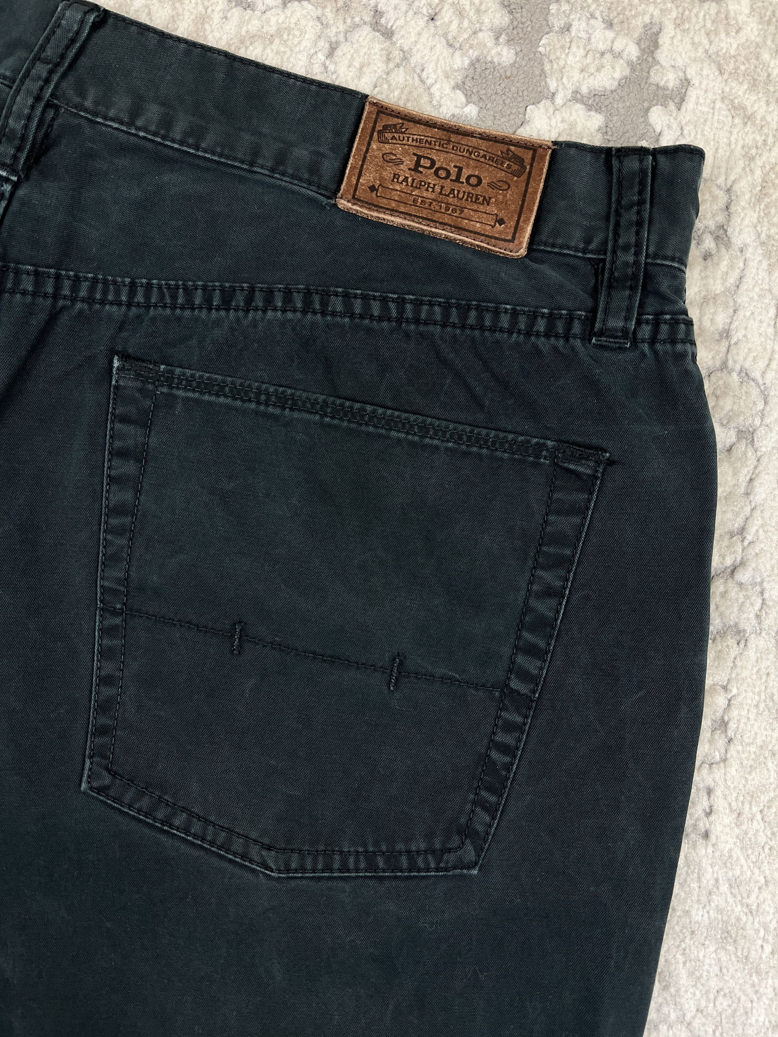 Polo Ralph Lauren Polo Ralph Lauren Pants Trousers Dark Green Washed Effect Size US 36 / EU 52 - 8 Thumbnail