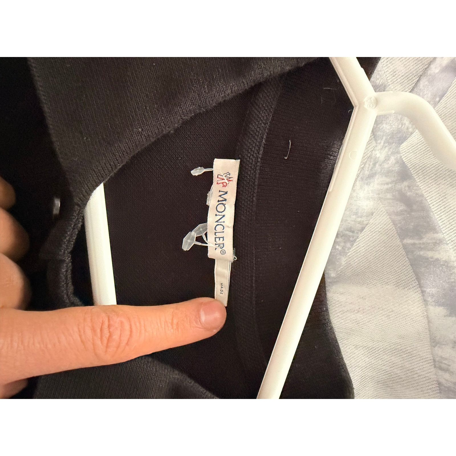 Moncler Moncler Black Polo L Size US L / EU 52-54 / 3 - 3 Thumbnail