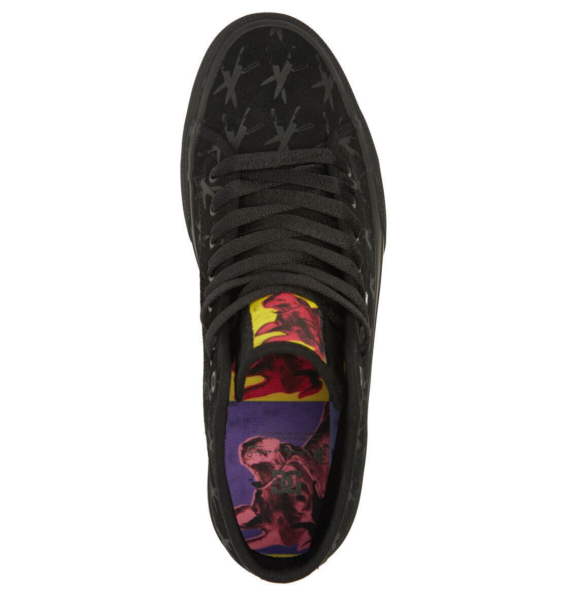 image of Dc Manual Hi Top Andy Warhol Shoes in Black, Men's (Size 13)