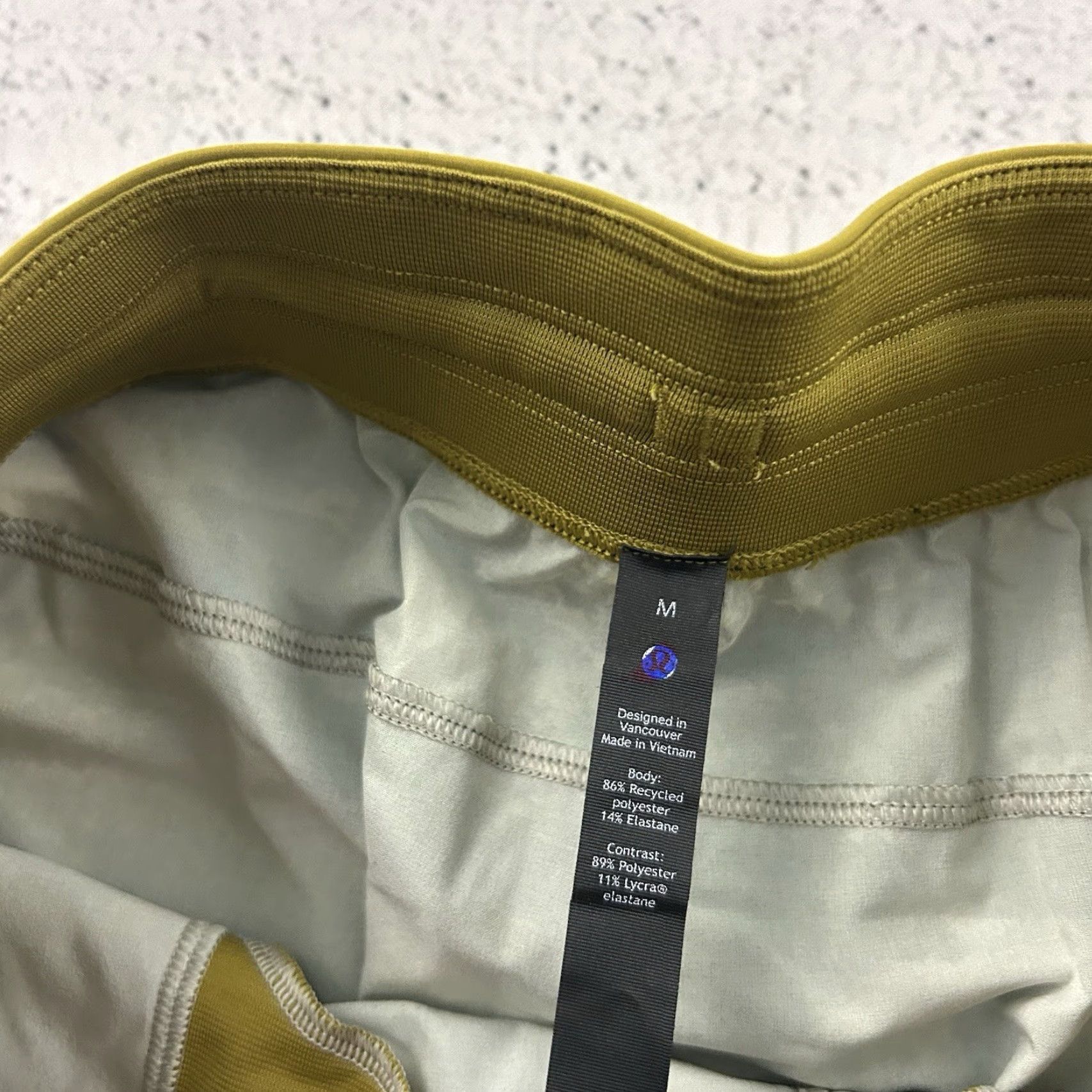 Lululemon Lululemon Shorts Mens Medium Green 9" Inseam Linerless All Over Print Athletic Activewear Shirt? Size US 31 - 4 Thumbnail