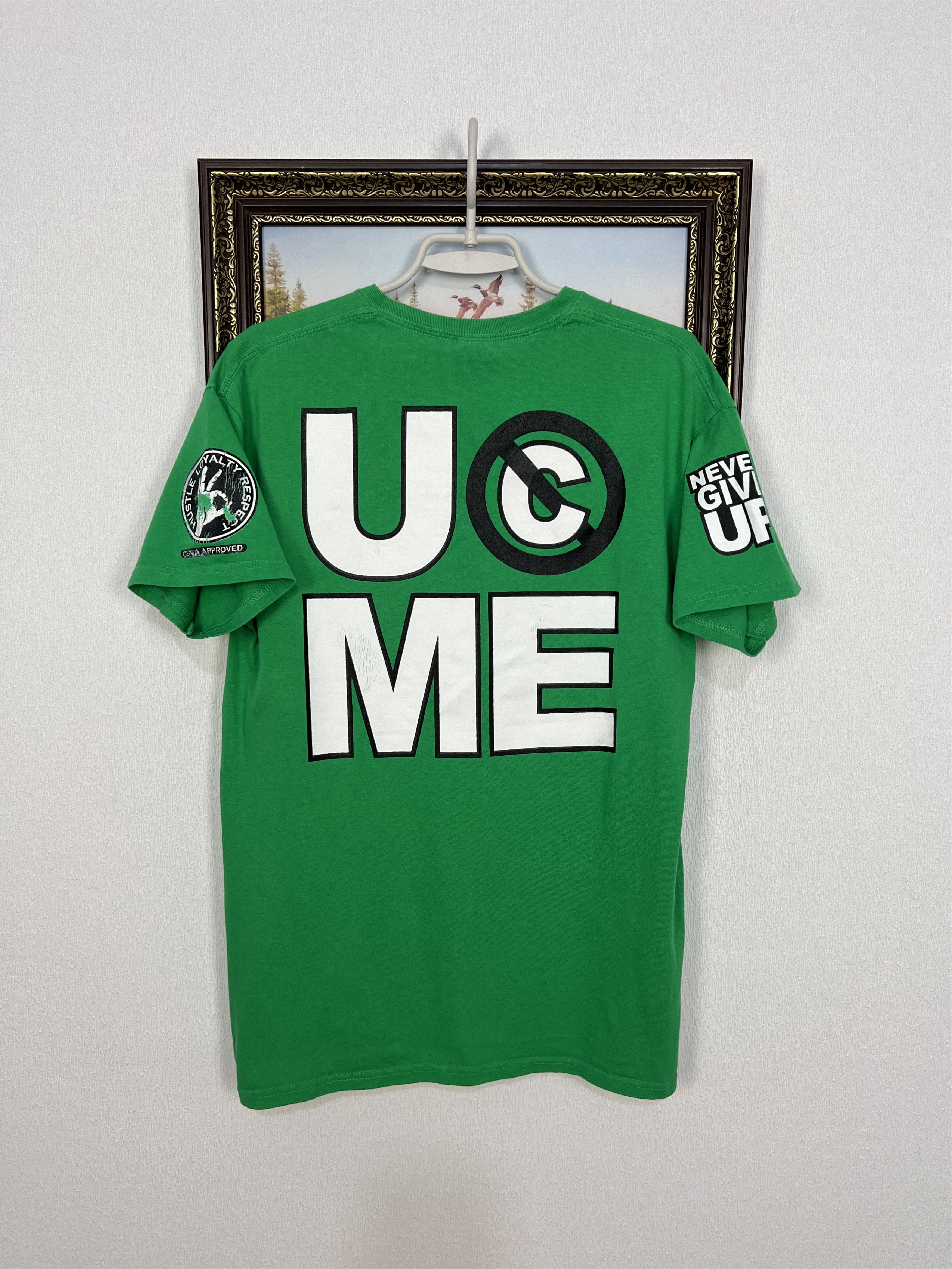 Gildan WWE John Cena Never Give Up Shirt Salut Tee Over Print Size US M / EU 48-50 / 2 - 10 Thumbnail