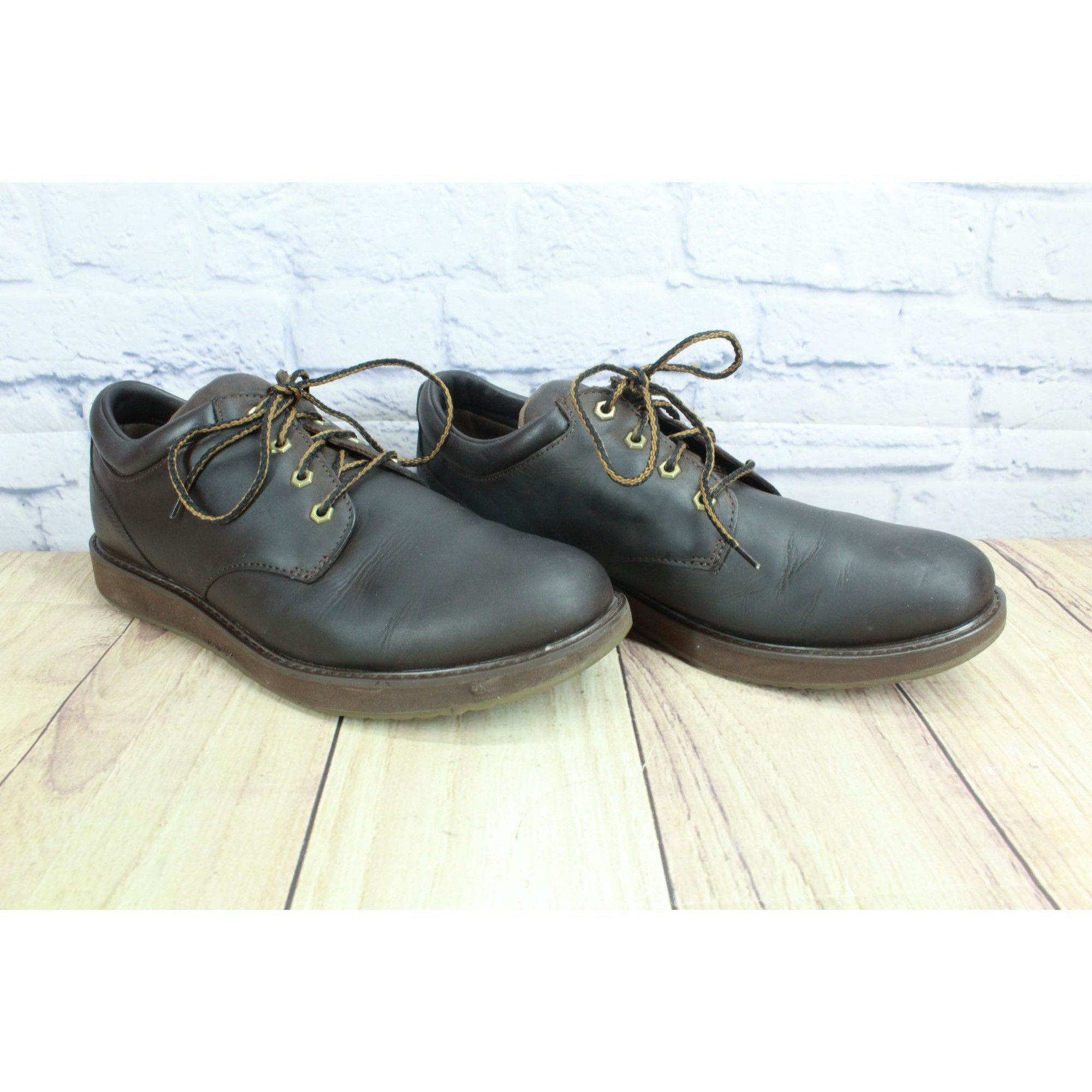 L.L. Bean LL Bean Men’s Brown Leather Stonington Oxford Shoes Size US 13 / EU 46 - 2 Thumbnail