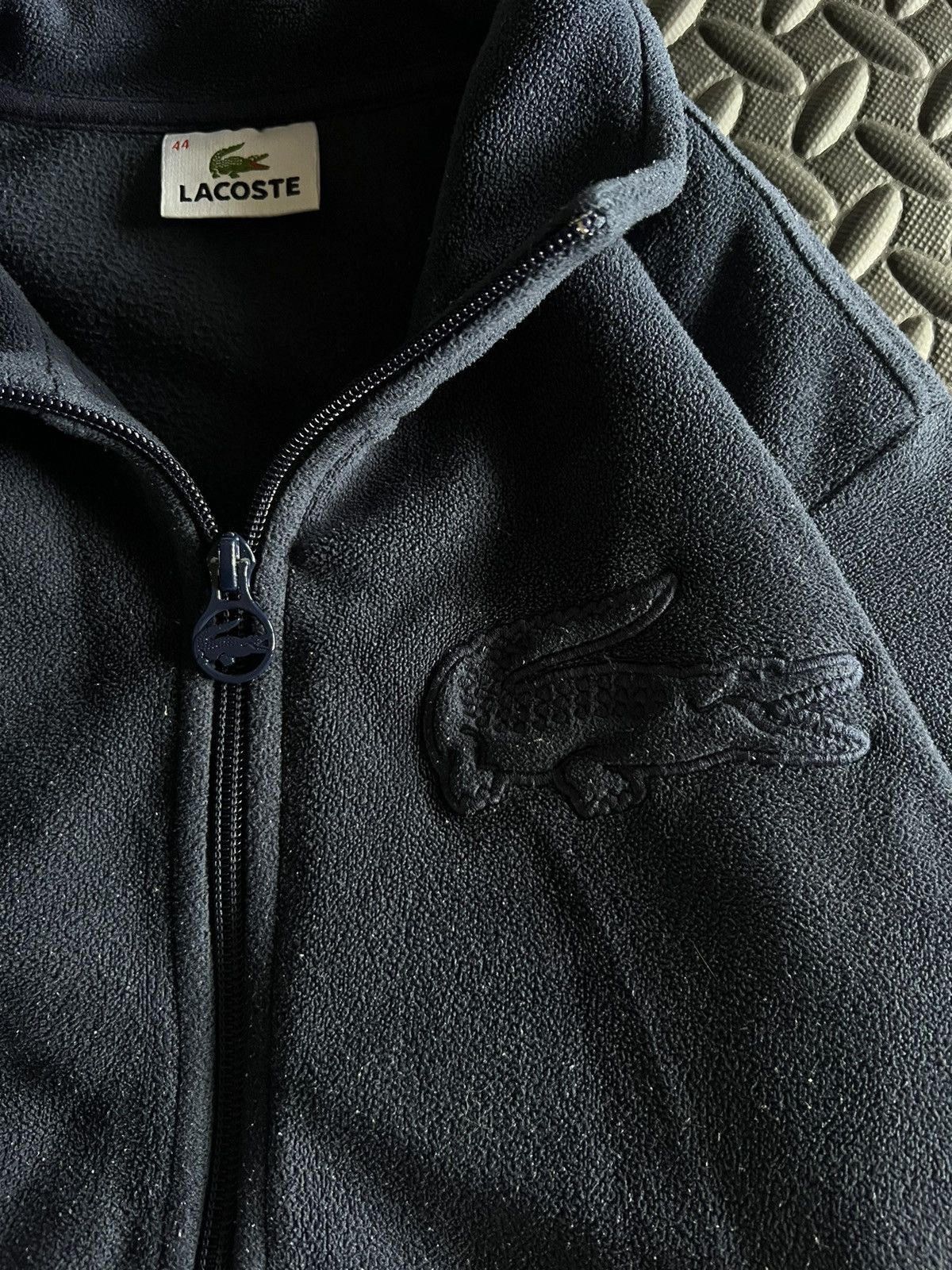 Lacoste × Vintage Vintage Lacoste Fleece Big Logo Size US L / EU 52-54 / 3 - 2 Thumbnail