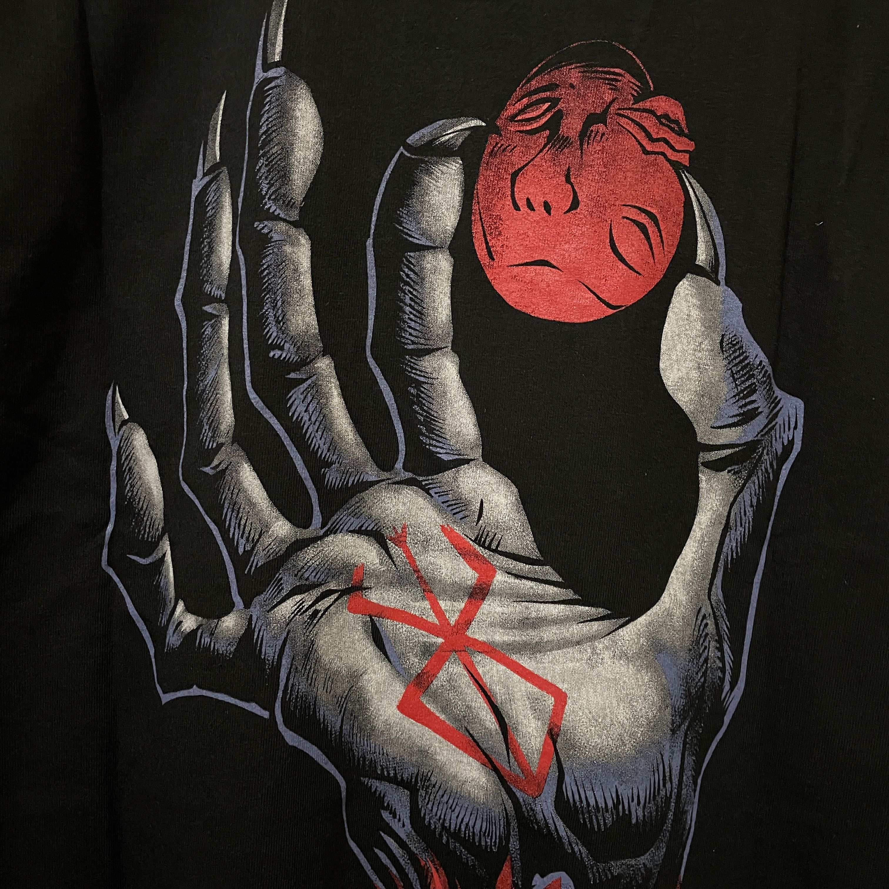 image of Anima x Vintage Griffith Guts Berserk Femto Japan Manga. T Shirt XL in Black, Men's