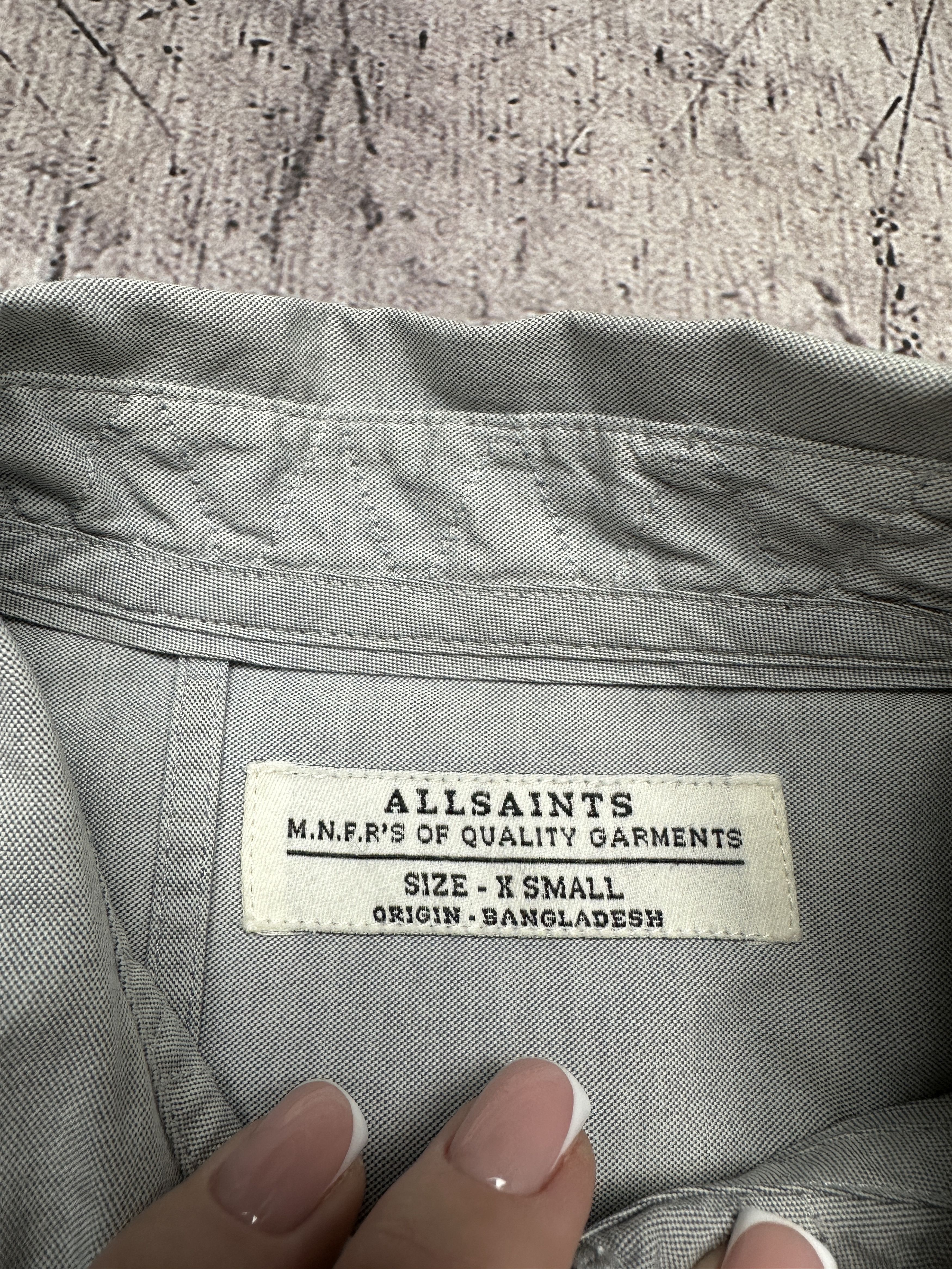 Allsaints Allsaints Vintage Redondo Mens Long Sleeve Shirt Size US XS / EU 42 / 0 - 4 Thumbnail