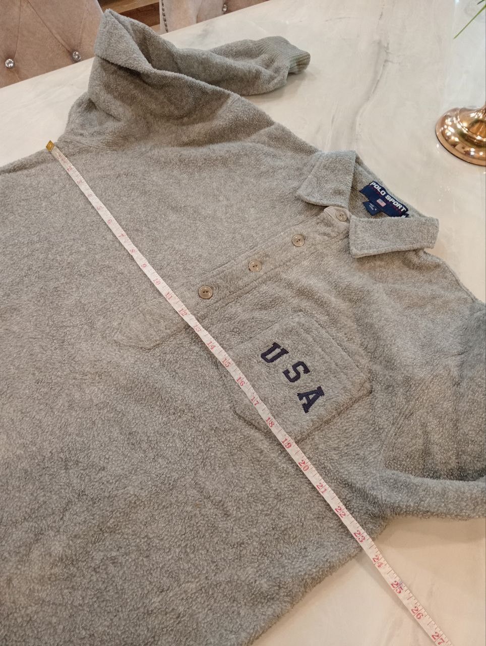 Polo Ralph Lauren VINTAGE 90S POLO SPORT RALPH LAUREN USA HALF BUTTON FLEECE Size US M / EU 48-50 / 2 - 10 Thumbnail