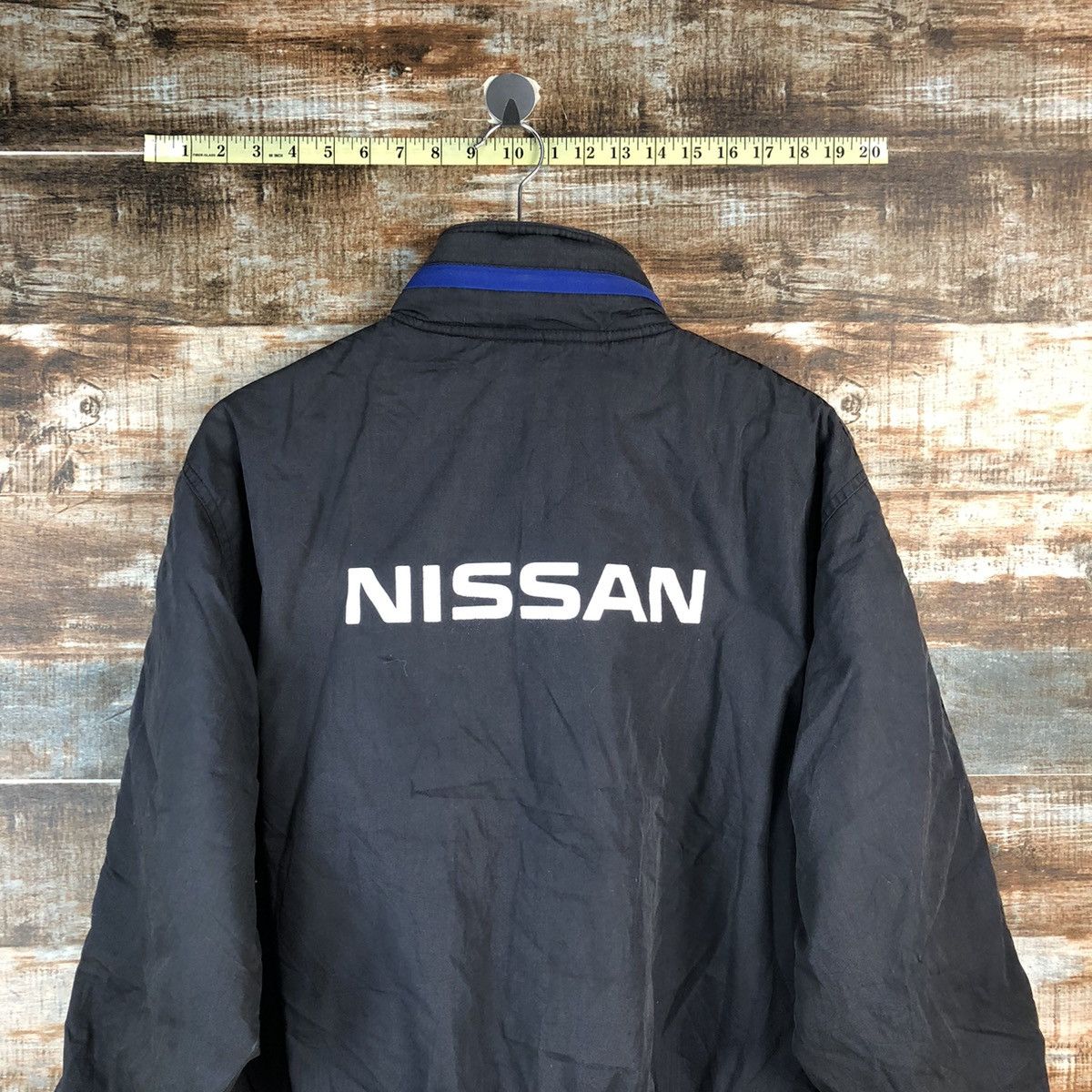 Japanese Brand D Alta Nissan Grey vintage Bombers Jacket #A2212 Size US M / EU 48-50 / 2 - 15 Thumbnail