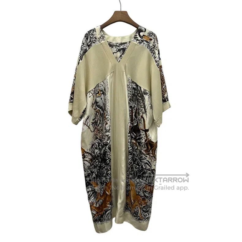 Hermes Hermes Animal print knit dress Size XS / US 0-2 / IT 36-38 - 3 Thumbnail