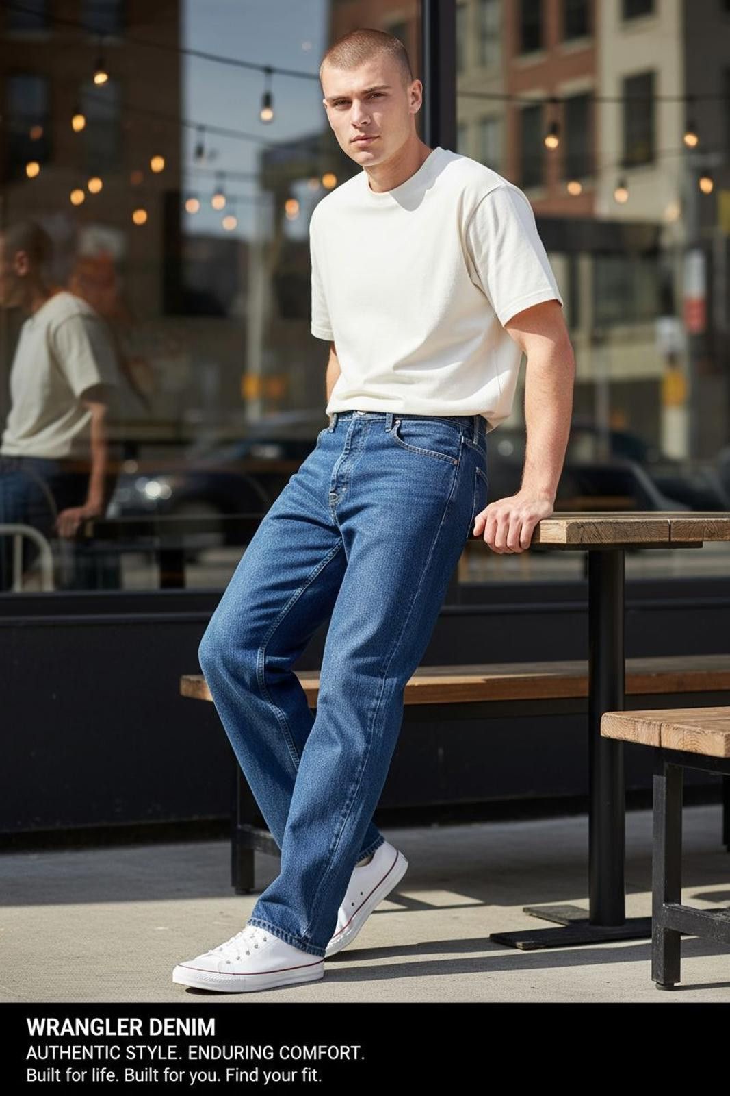 Wrangler Wrangler Authentic Denim Jeans for Men Size US 34 / EU 50 - 2 Thumbnail