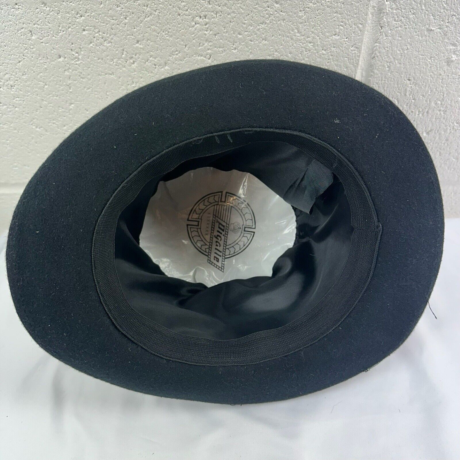 Pigalle Vintage Pigalle Black Bowler Hat Wool Felt Sz S Size ONE SIZE - 4 Thumbnail