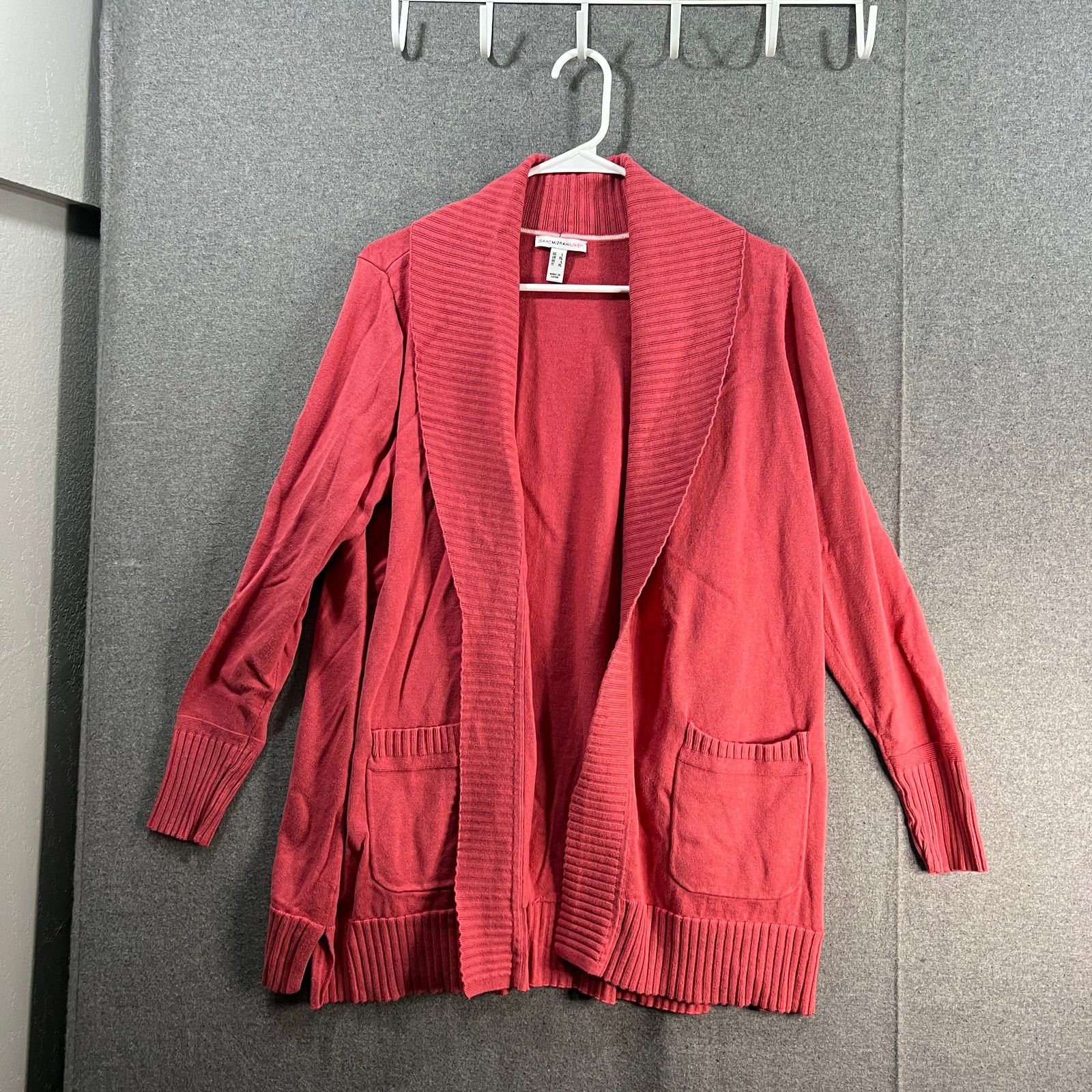 Isaac Mizrahi Isaac Mizrahi Live Shawl Collar Sweater Cardigan French Size L / US 10 / IT 46 - 1 Thumbnail