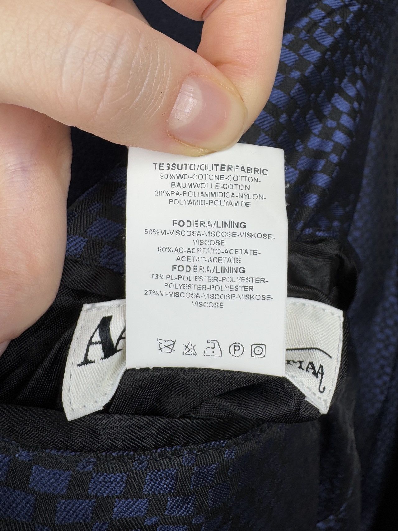 Doppiaa Doppiaa Aamsterdam navy blue woo heavyweight elegant coat Size US L / EU 52-54 / 3 - 11 Thumbnail