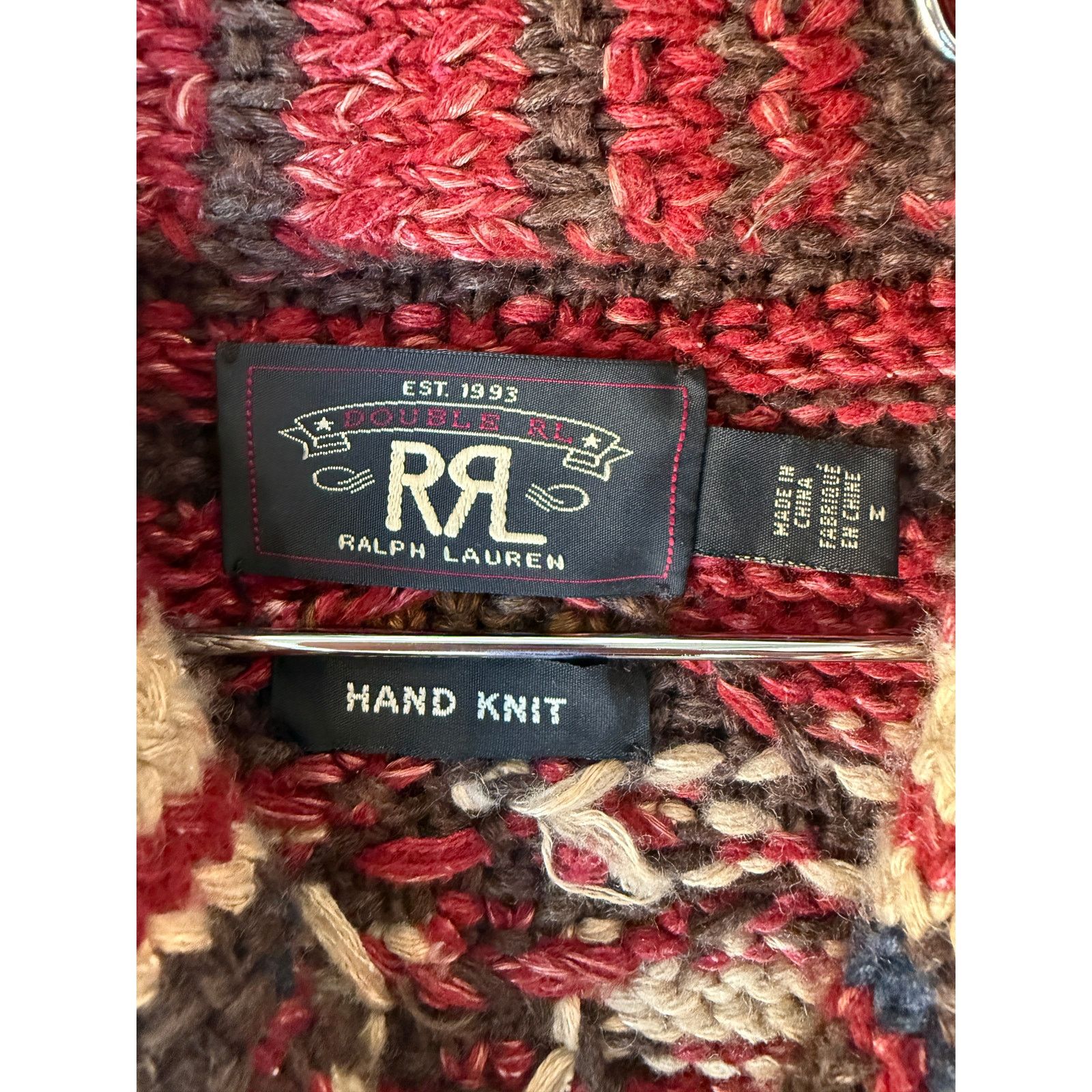 RRL Ralph Lauren Ralph Lauren RRL Hand Knit Ranch Cardigan double rl Size US M / EU 48-50 / 2 - 4 Thumbnail