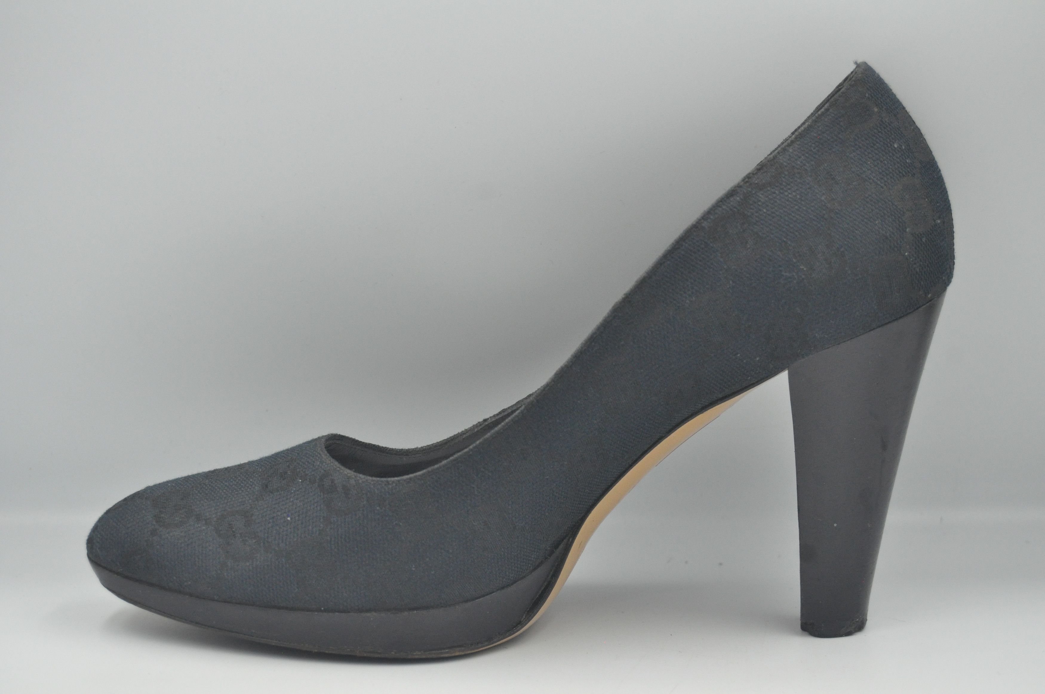 Gucci Gucci - Monogram Heel Pumps Size US 8 / IT 38 - 3 Thumbnail
