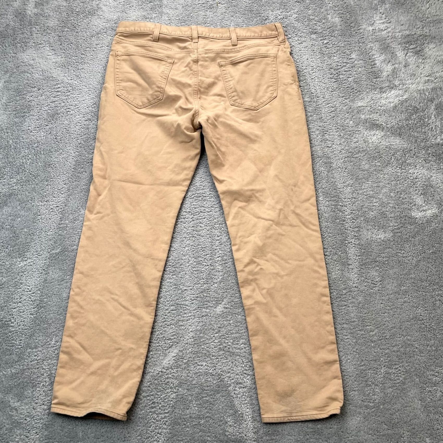 Banana Republic Banana Republic Pants Men 38x32 Brown Cotton Traveler Stretch Straight Leg Chino Jeans Casual Regular Mens Cotton Jeans Size US 38 / EU 54 - 5 Thumbnail
