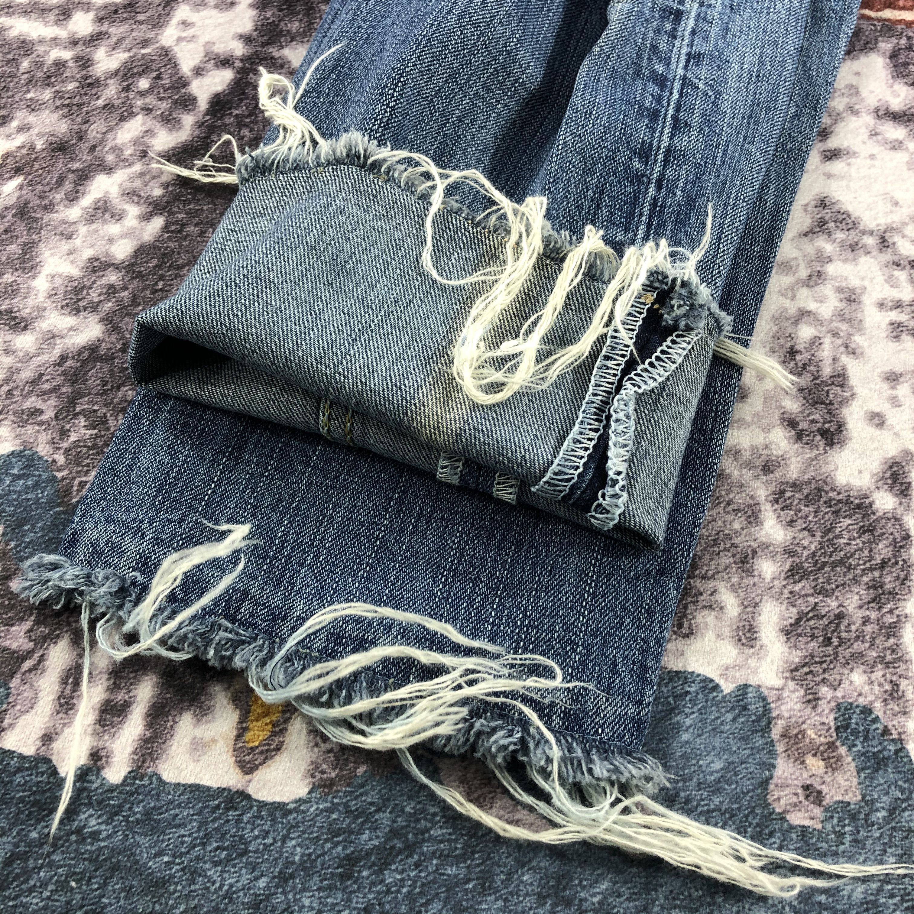Levi's × Vintage Vintage Distress Levis 501 Jeans-JM2094 Size US 35 - 6 Thumbnail