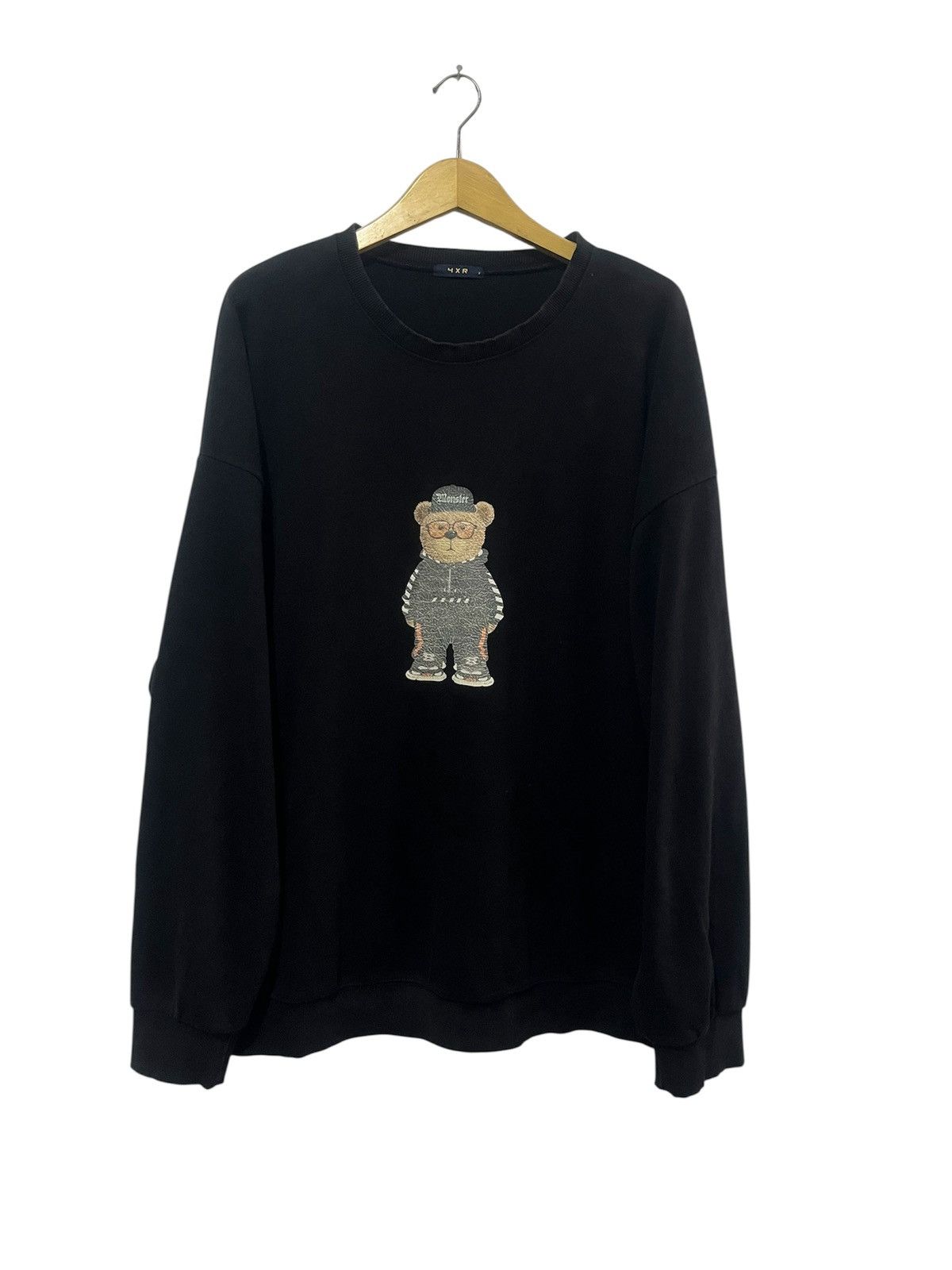 Polo Ralph Lauren 4XR Streetwear Bear Graphic Sweatshirt Black Size US XXL / EU 58 / 5 - 1 Thumbnail
