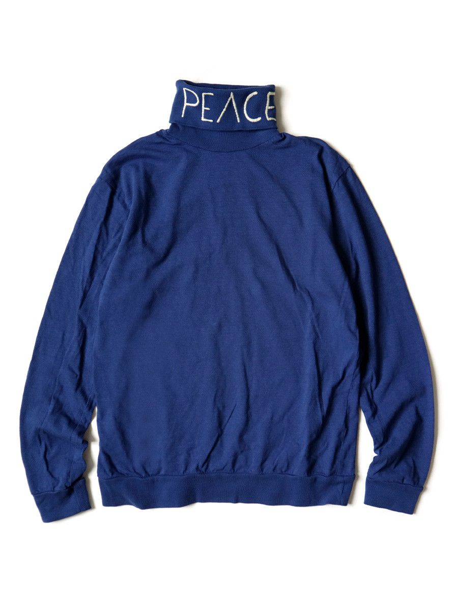 Kapital Kapital high neck PEACE embroidery Long Sleeve T-shirt Size US M / EU 48-50 / 2 - 1 Thumbnail