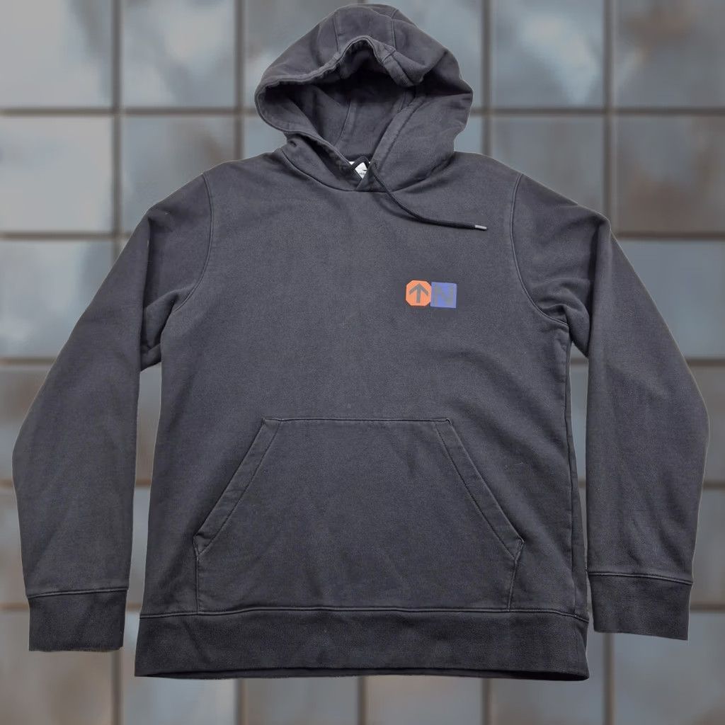 Norse Projects Norse Projects Hoodie Mens Medium Charcoal Gray Pullover 90s Hiking Sign Graphic Size US M / EU 48-50 / 2 - 1 Thumbnail