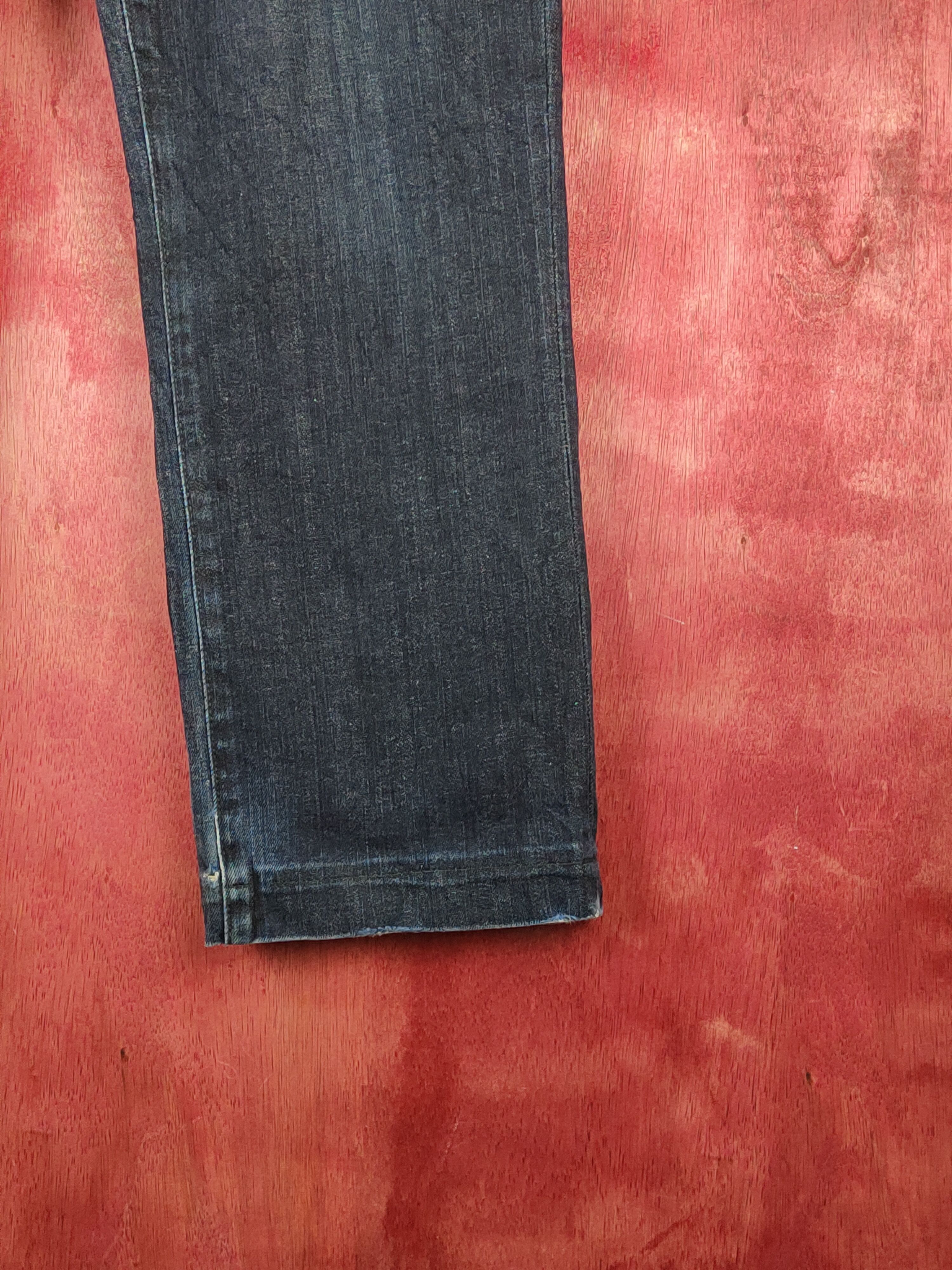 Japanese Brand Uniqlo Dark Blue Multipocket Denim#S1622 Size US 35 - 6 Thumbnail
