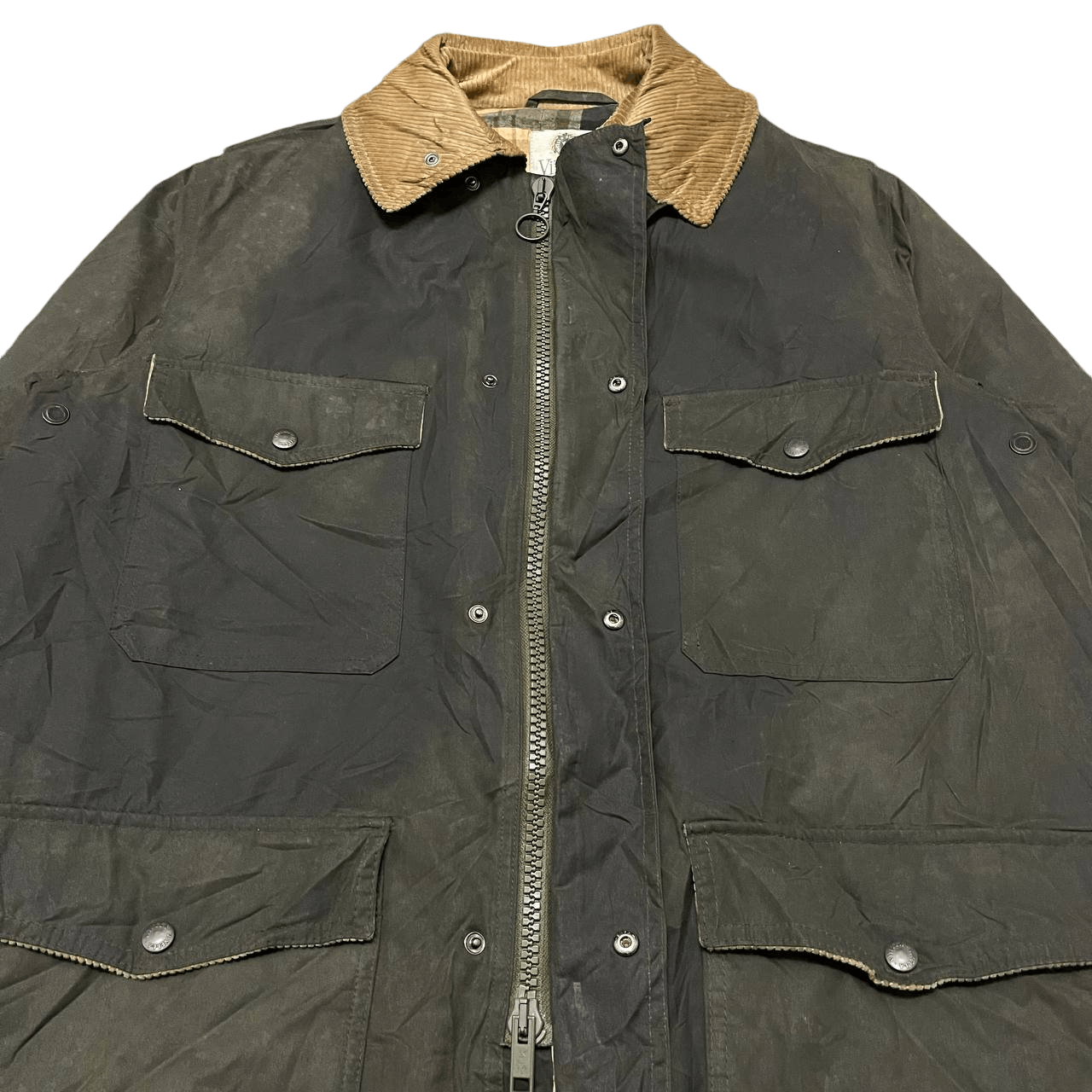 Viyella Vintage Viyella Oil Impregnated Jacket Corduroy Collar Size US M / EU 48-50 / 2 - 9 Thumbnail