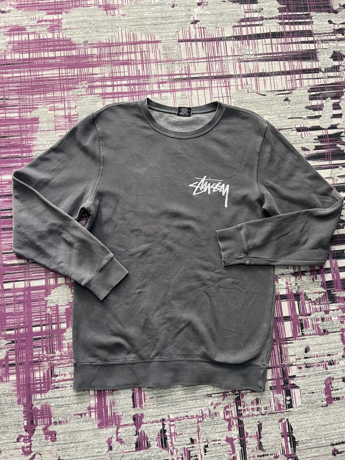 Stussy VINTAGE STUSSY SPELL OUT CREWNECK VERY RARE Size US S / EU 44-46 / 1 - 1 Thumbnail