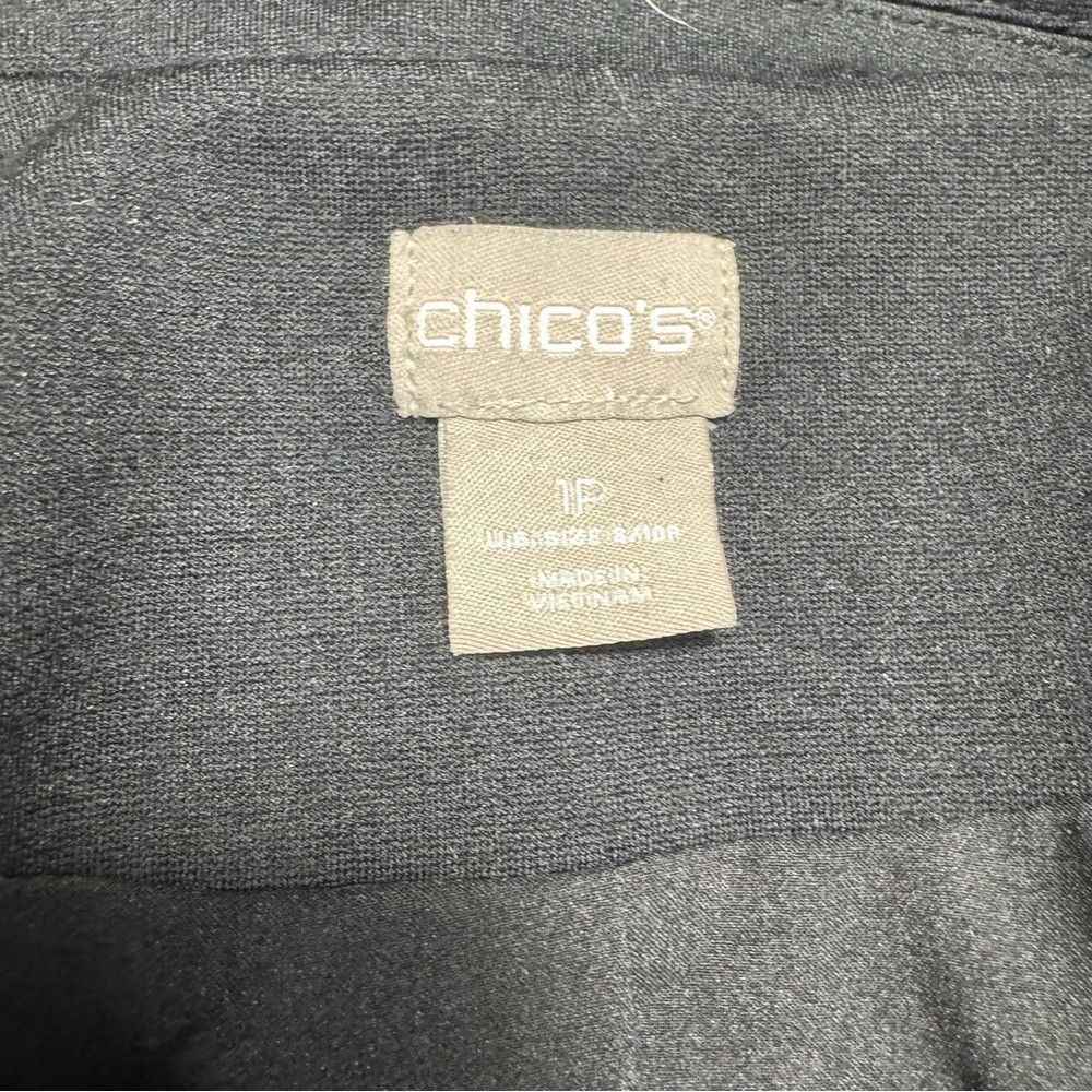 Chicos Chico's Animal Print Trimmed Blazer Jacket Size 1 US M Size M / US 6-8 / IT 42-44 - 8 Thumbnail