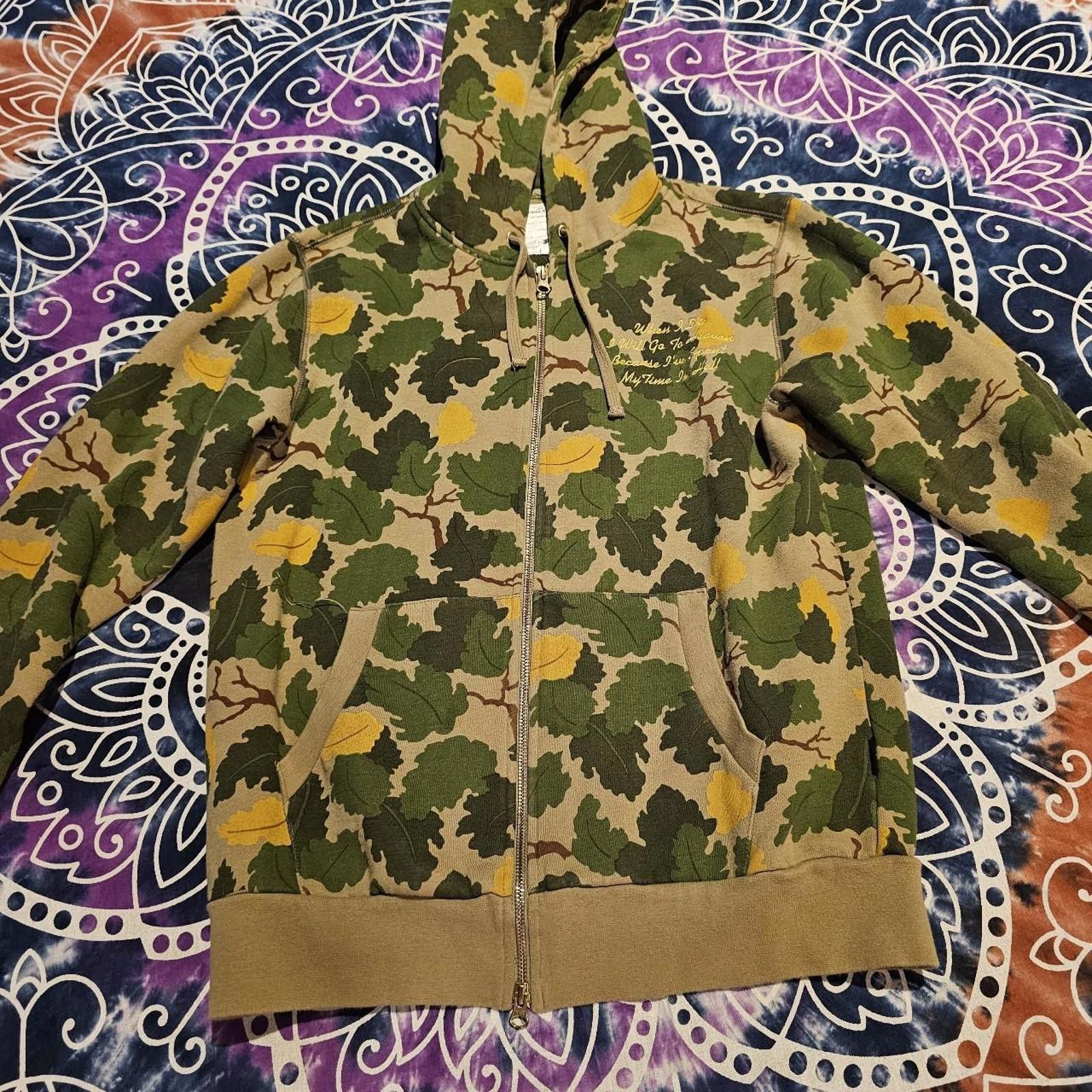 Diamond Supply Co. Diamond Supply Co. Skate Brand Zip Up Hoodie Camo Tiger Size US M / EU 48-50 / 2 - 2 Thumbnail