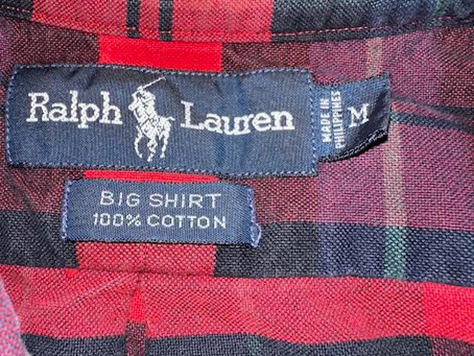 Polo Ralph Lauren Ralph Lauren Red Black Plaid Flannel Big Shirt Men’s M Size US M / EU 48-50 / 2 - 2 Thumbnail