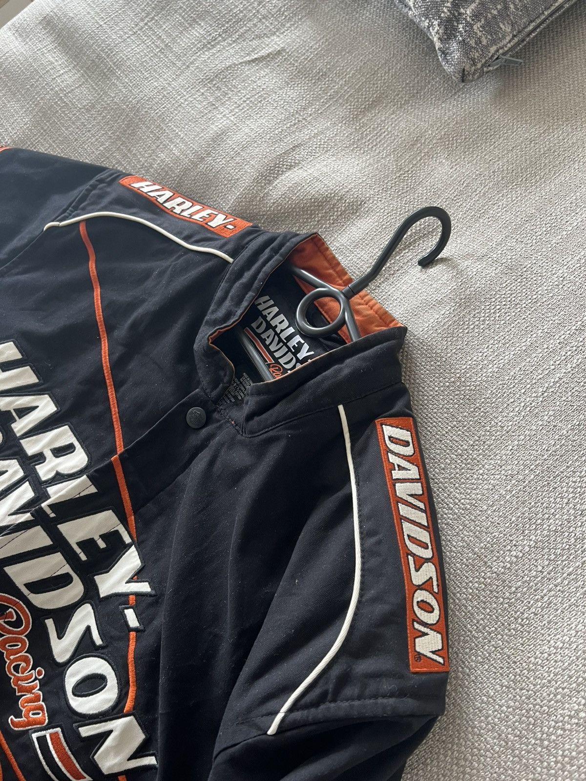 Harley Davidson × Vintage Vintage 💥 Harley Davidson Racing Jacket Size US XL / EU 56 / 4 - 14 Thumbnail
