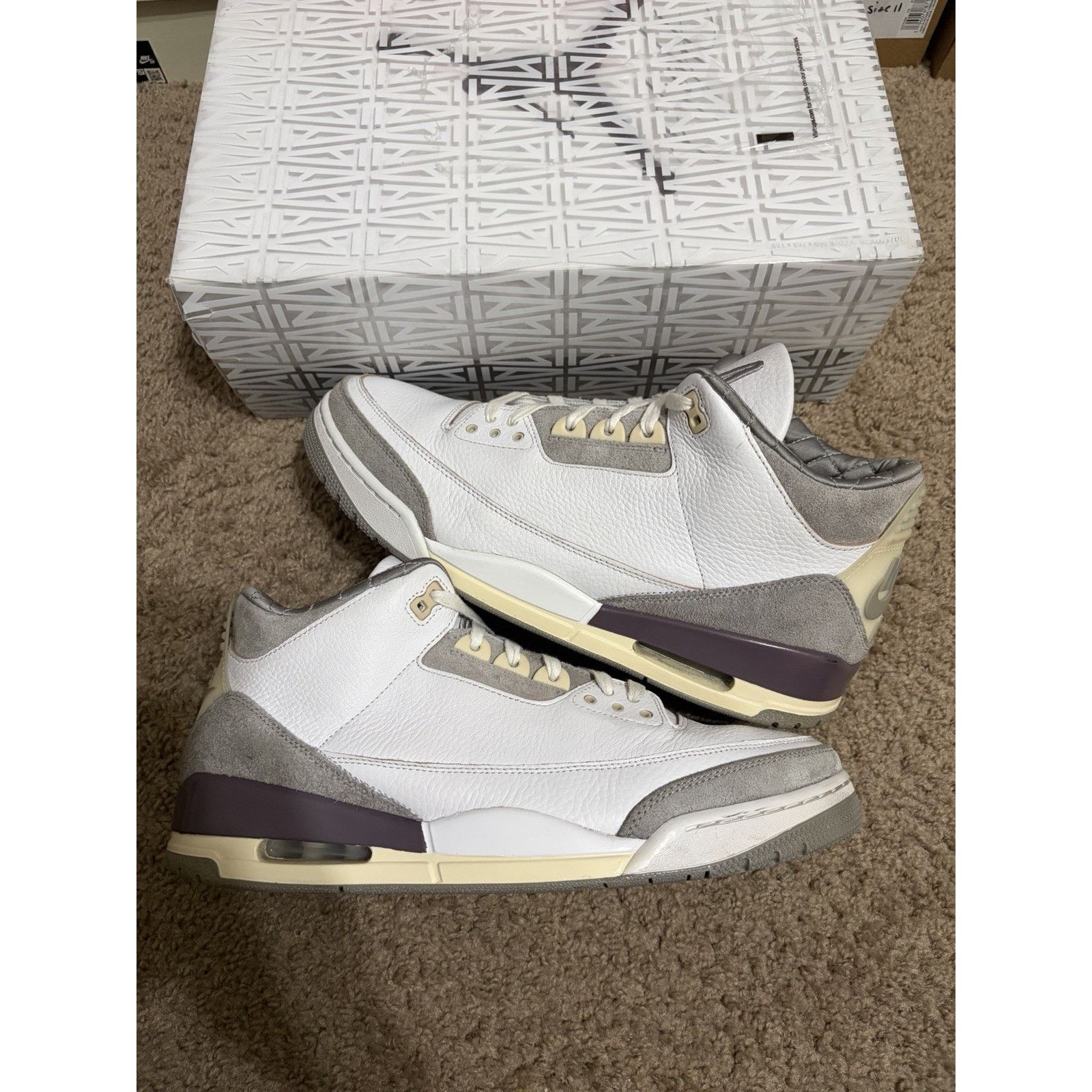 Jordan Brand Size 14.5W - Jordan 3 Retro SP A Ma Maniére (DH3434-110) Size US 13 / EU 46 - 2 Thumbnail