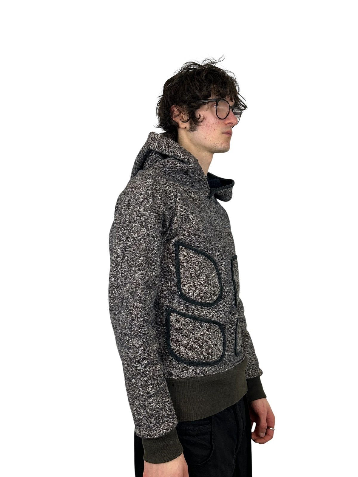 Kapital Kapital Loopback Knit CottonBlend Pullover Hoodie (M) Size US M / EU 48-50 / 2 - 3 Thumbnail