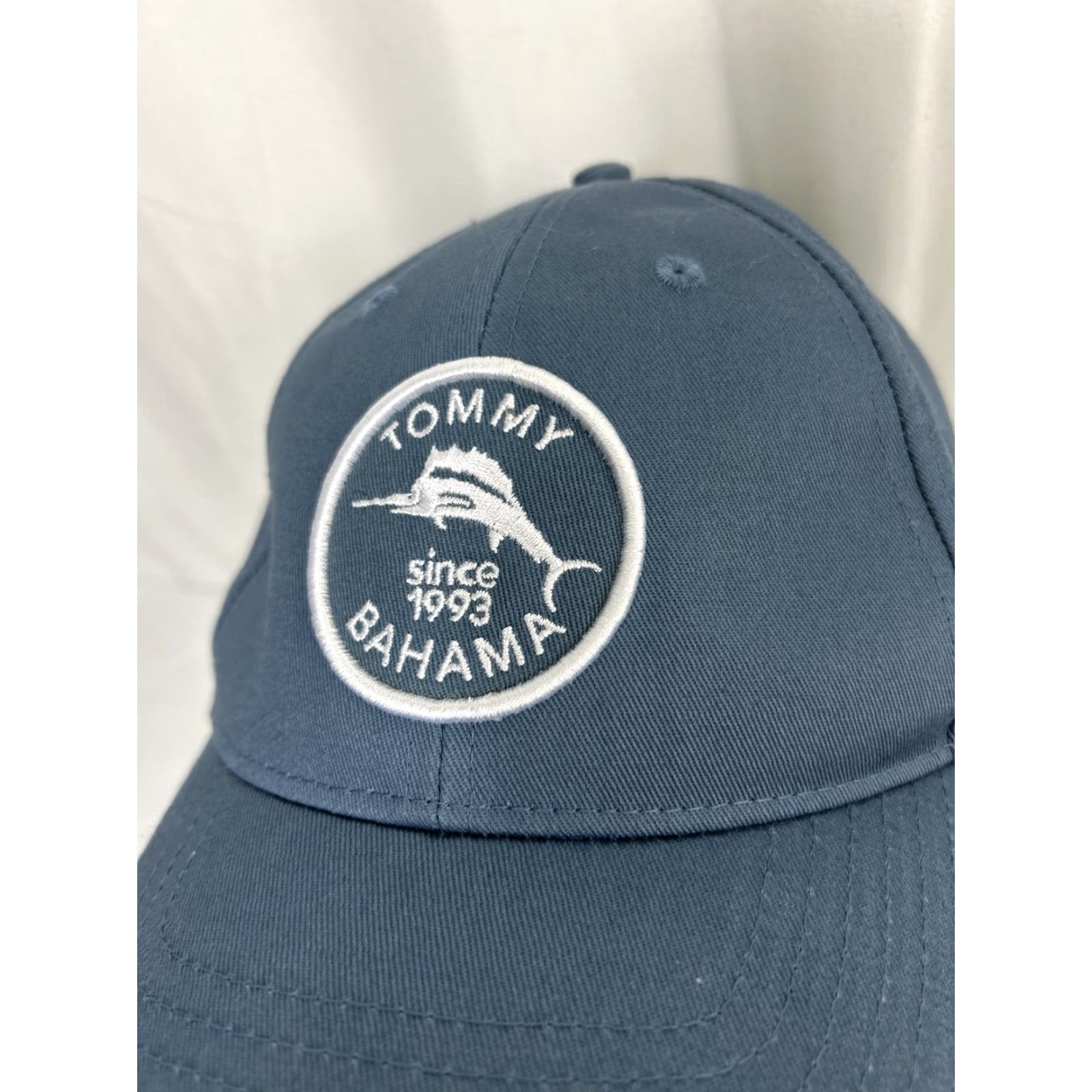 Tommy Bahama Tommy Bahama Baseball Cap Blue Adjustable Strap Back Logo Dad Mens Cap Size ONE SIZE - 3 Thumbnail