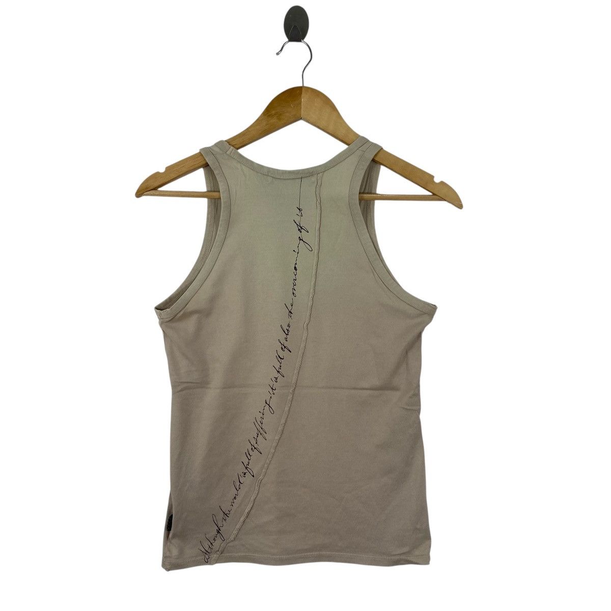 GOSTAR DE FUGA Japanese Archive Newspaper Print Tank Top Deconstructed S Size US S / EU 44-46 / 1 - 2 Thumbnail