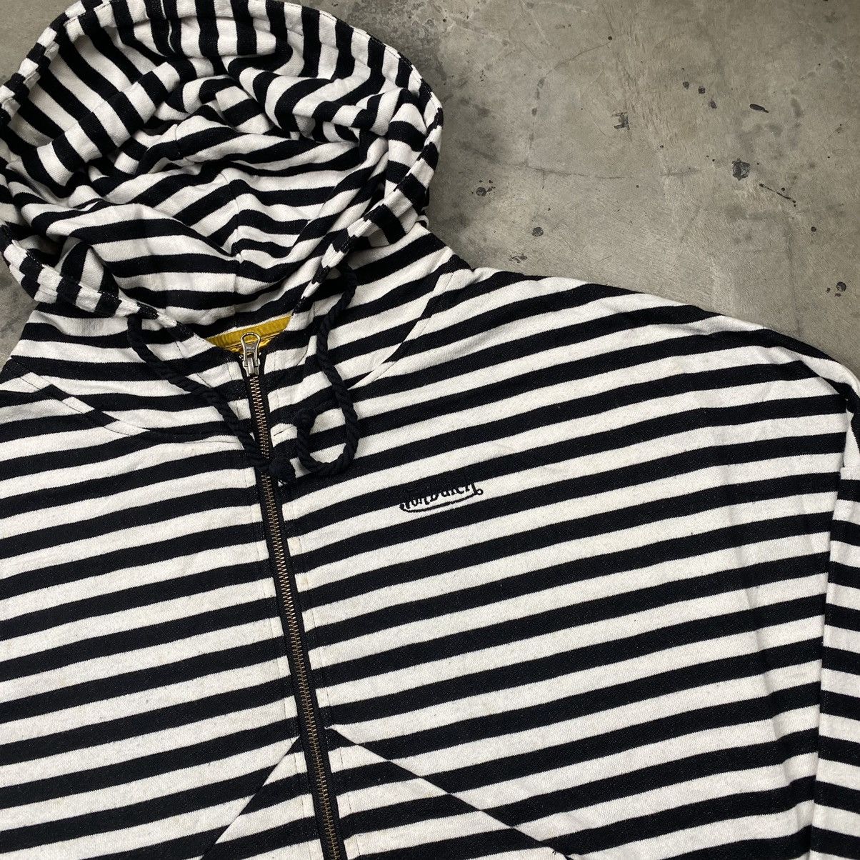 Vintage × Von Dutch y2k Von Dutch Striped Baggy Boxy Drop Shoulder Zip Up Size M / US 6-8 / IT 42-44 - 2 Thumbnail
