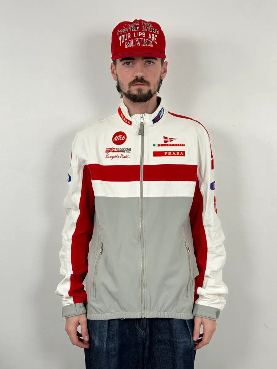 Prada 2003 Prada Luna Rossa Racing Challenge White Jacket Size US XL / EU 56 / 4 - 2 Thumbnail