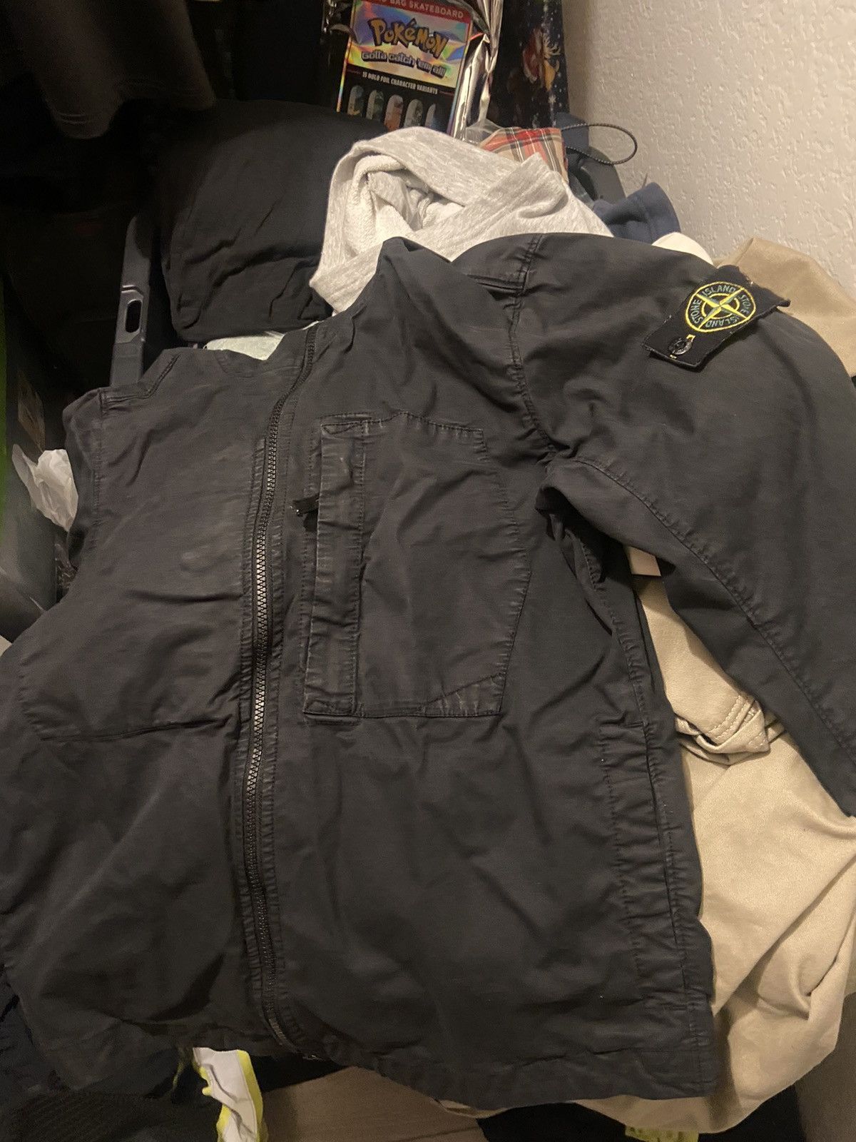 Stone Island × Vintage STONE ISLAND SUPIMA COTTON TWILL STRETCH-TC HOODED JACKET Size US M / EU 48-50 / 2 - 3 Thumbnail