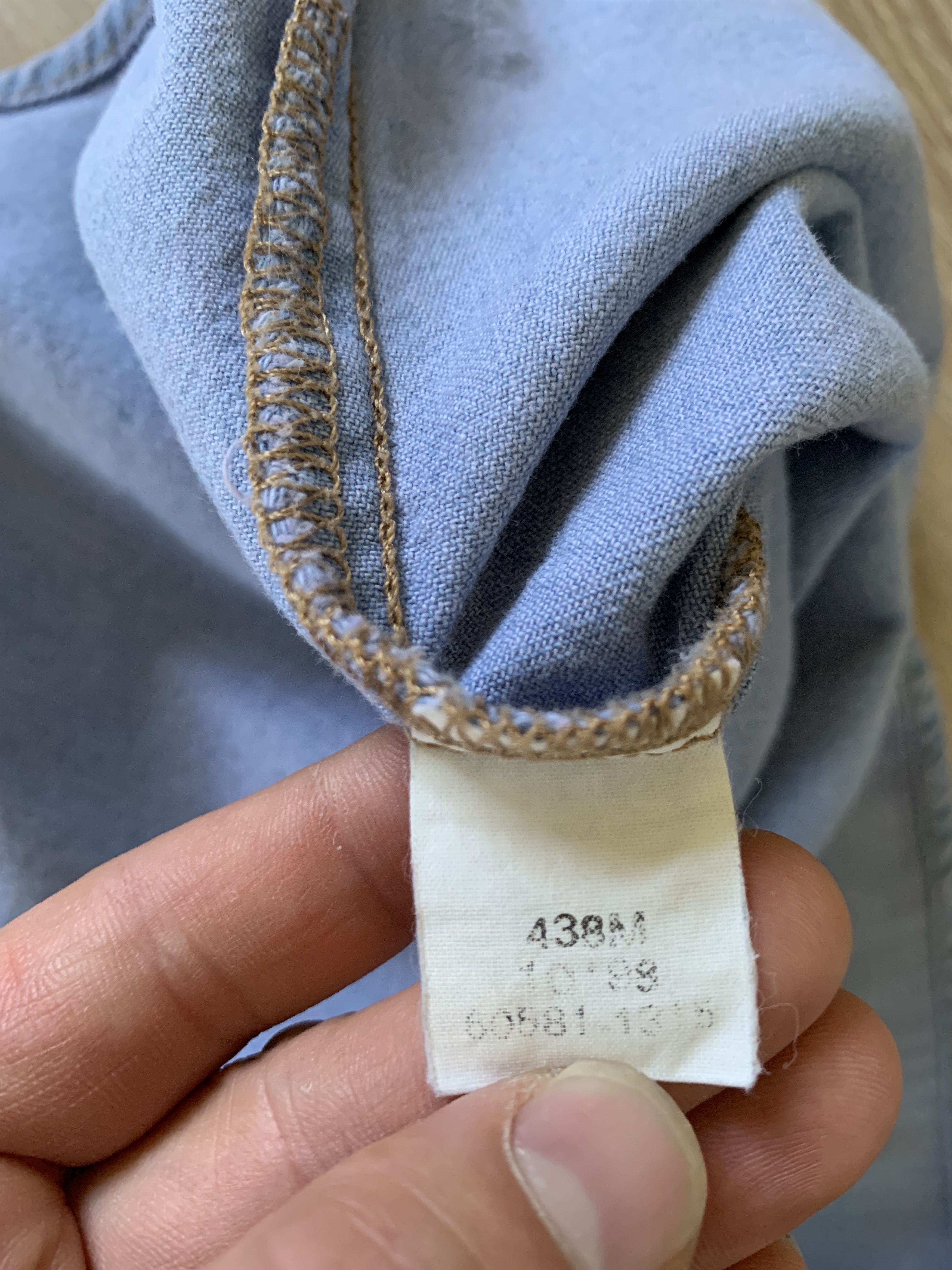 Levi's × Levi's Vintage Clothing × Vintage Levi's Red Tab Authentic Vintage Denim Button Up Shirt Size US XL / EU 56 / 4 - 10 Thumbnail